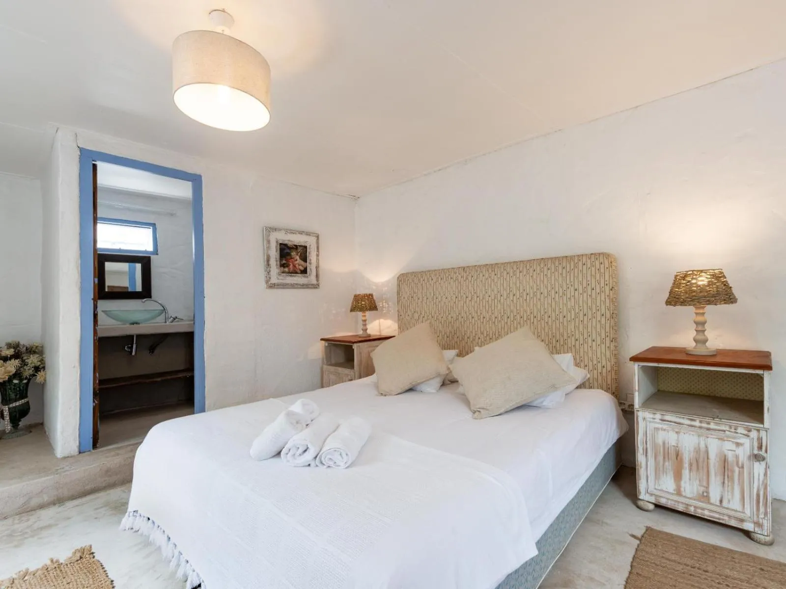 Bed in Strandkombuis