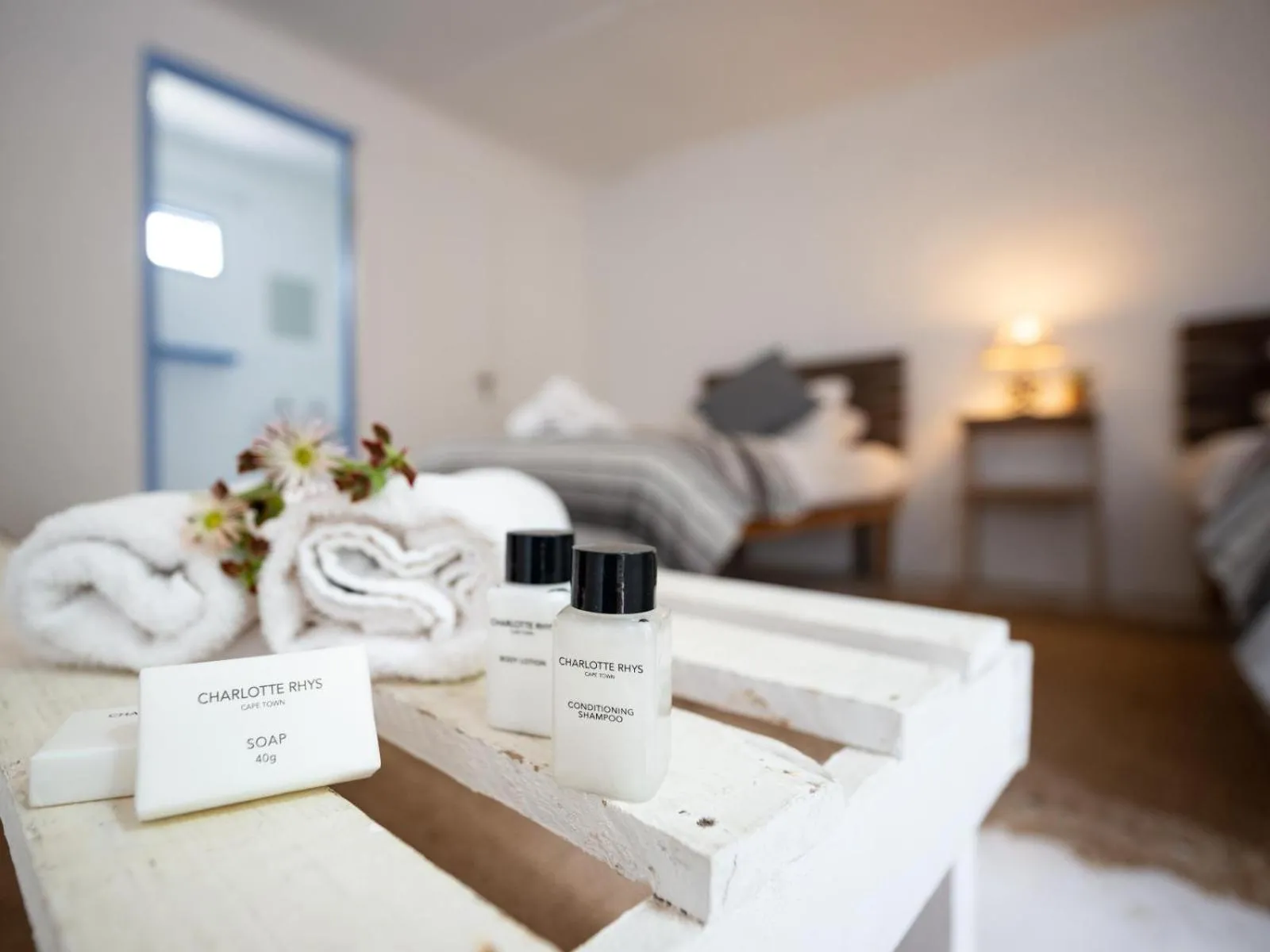 Bed in Strandkombuis