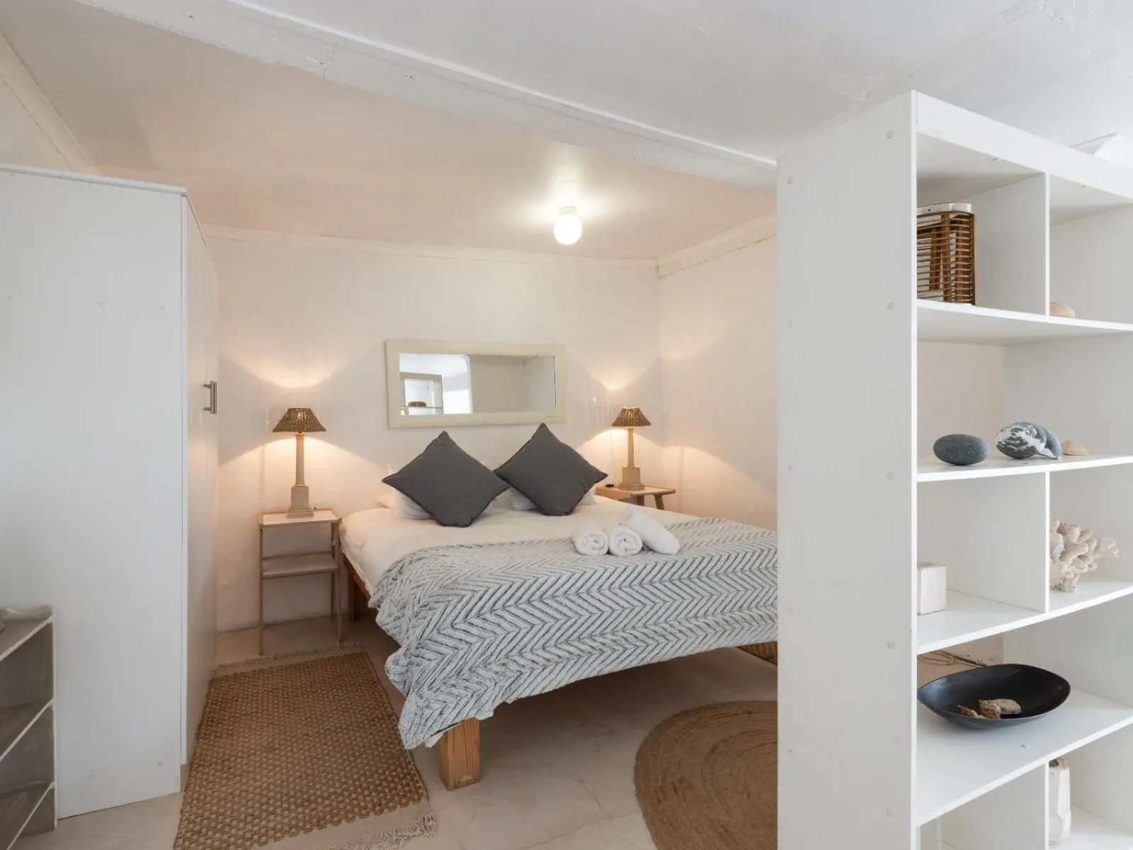 Bed in Strandkombuis