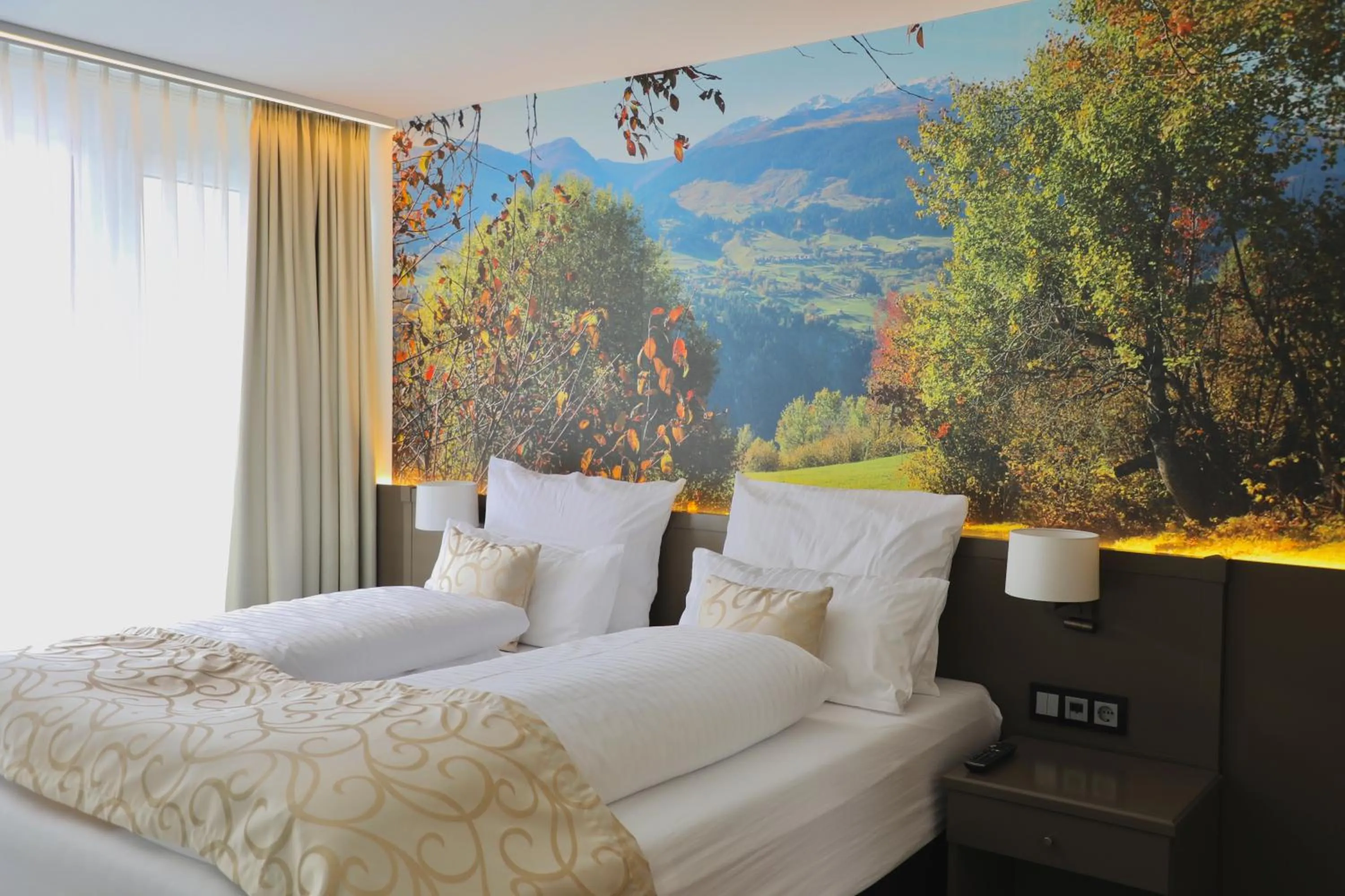 Bedroom, Bed in Alpenlodge Val Gronda