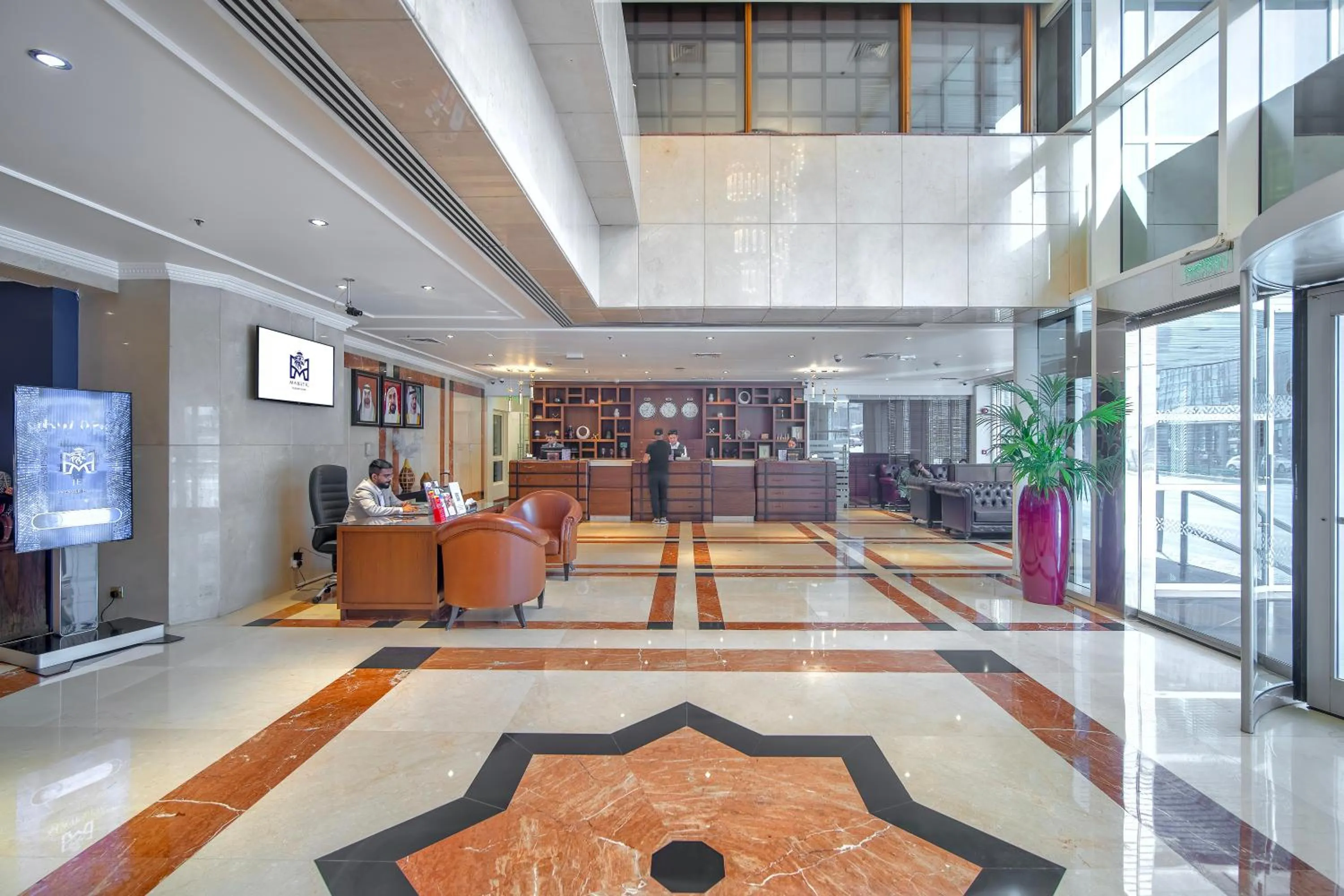 Lobby or reception in Majestic Premier Hotel Burdubai