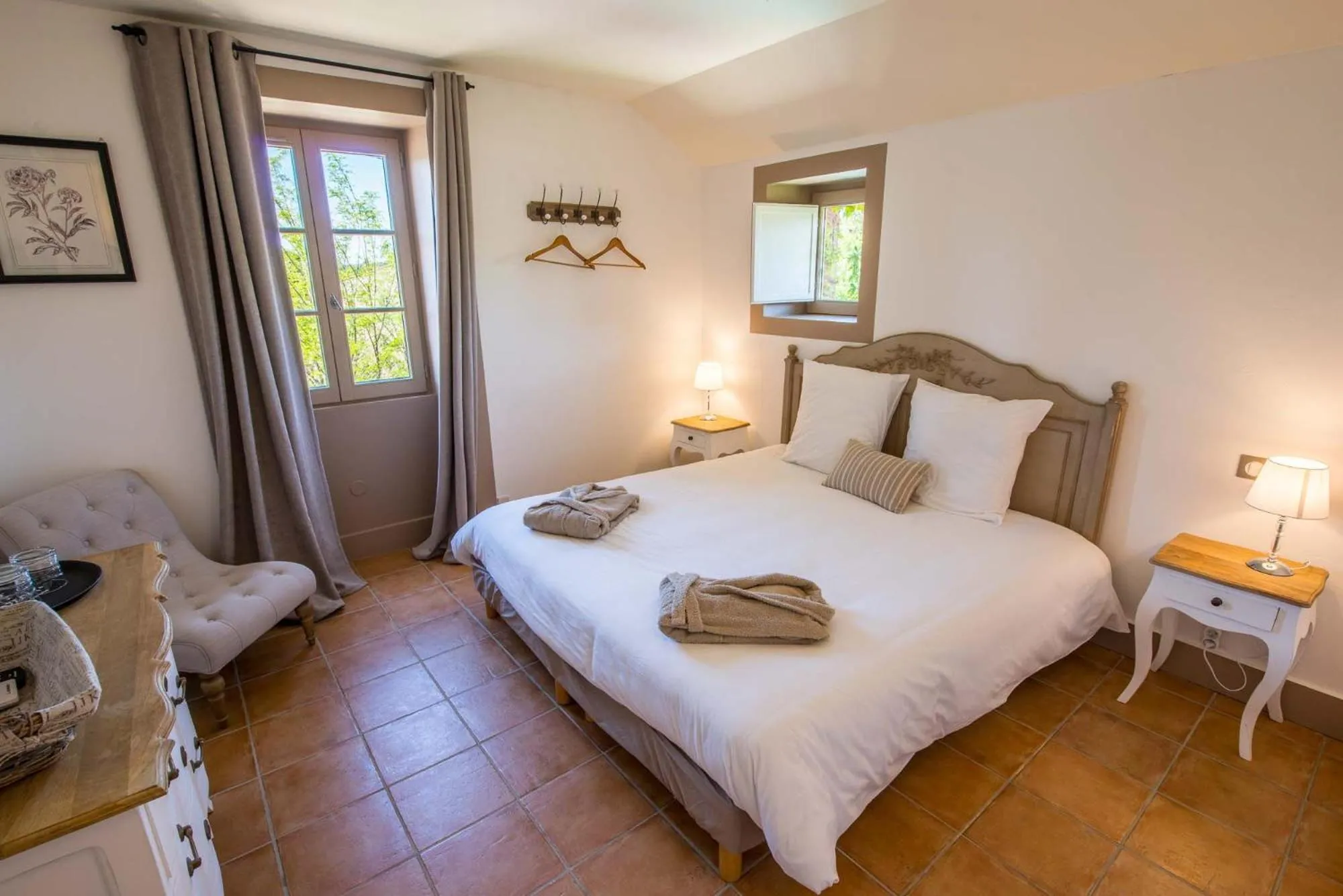 Bed in La Demeure de Cybèle - Gite de charme pour 10 personnes en Drôme Provençale