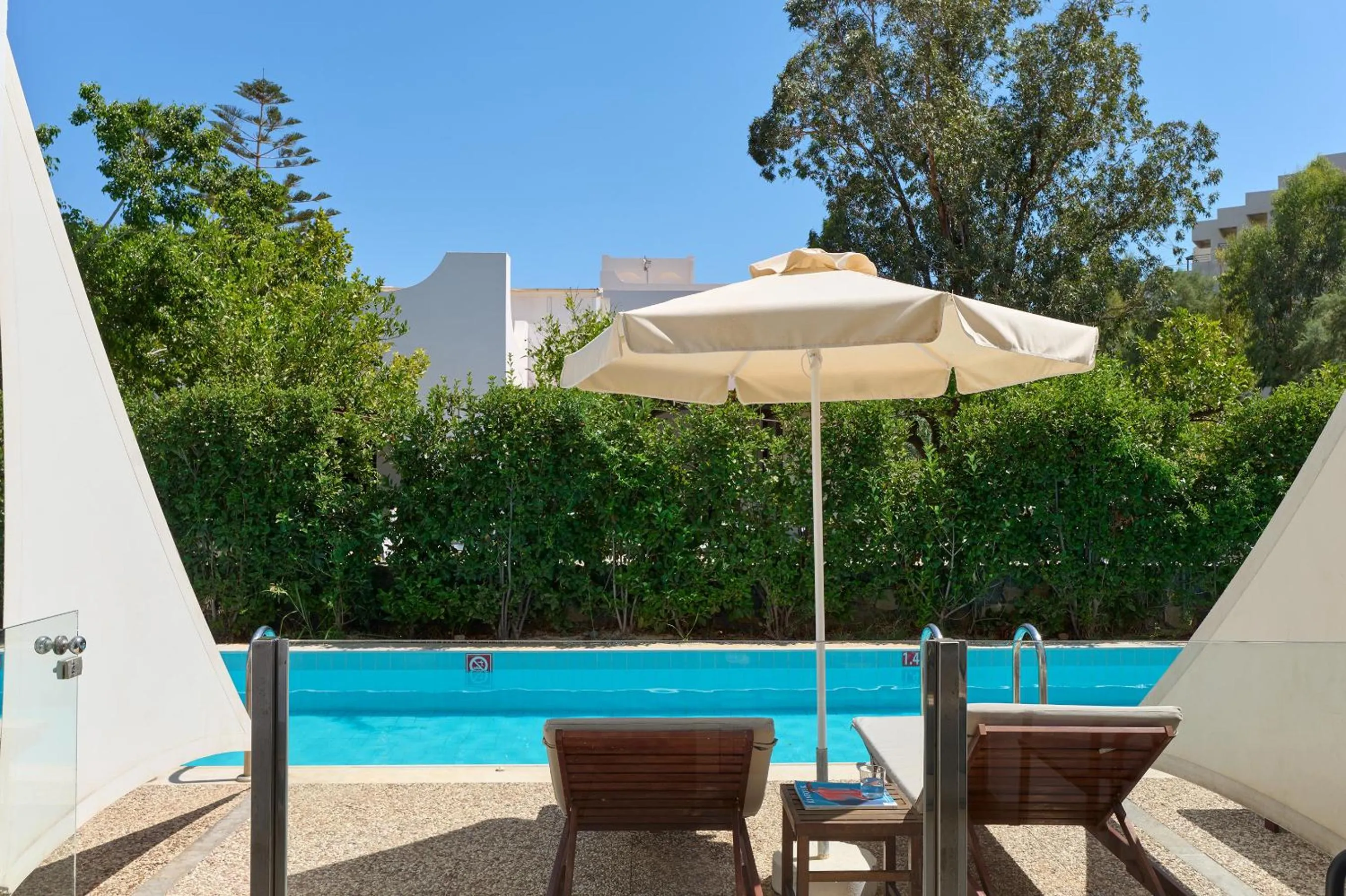 Patio in Atlantica Akti Zeus Hotel