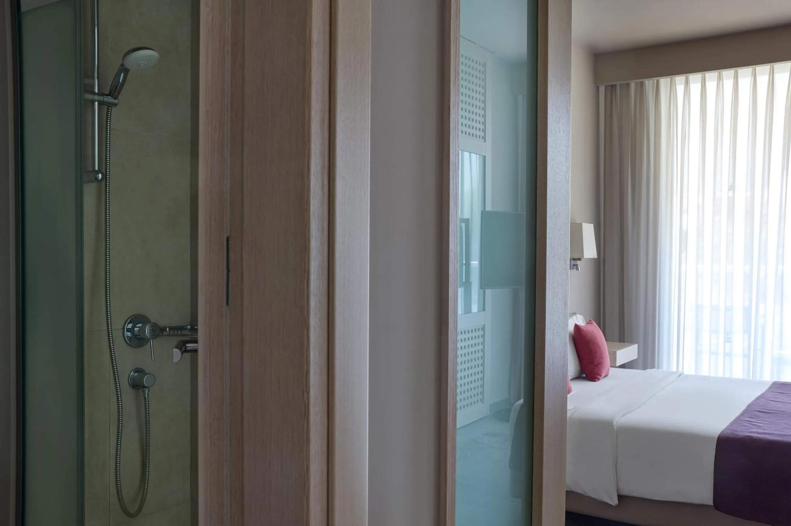 Photo of the whole room, Bed in Atlantica Akti Zeus Hotel