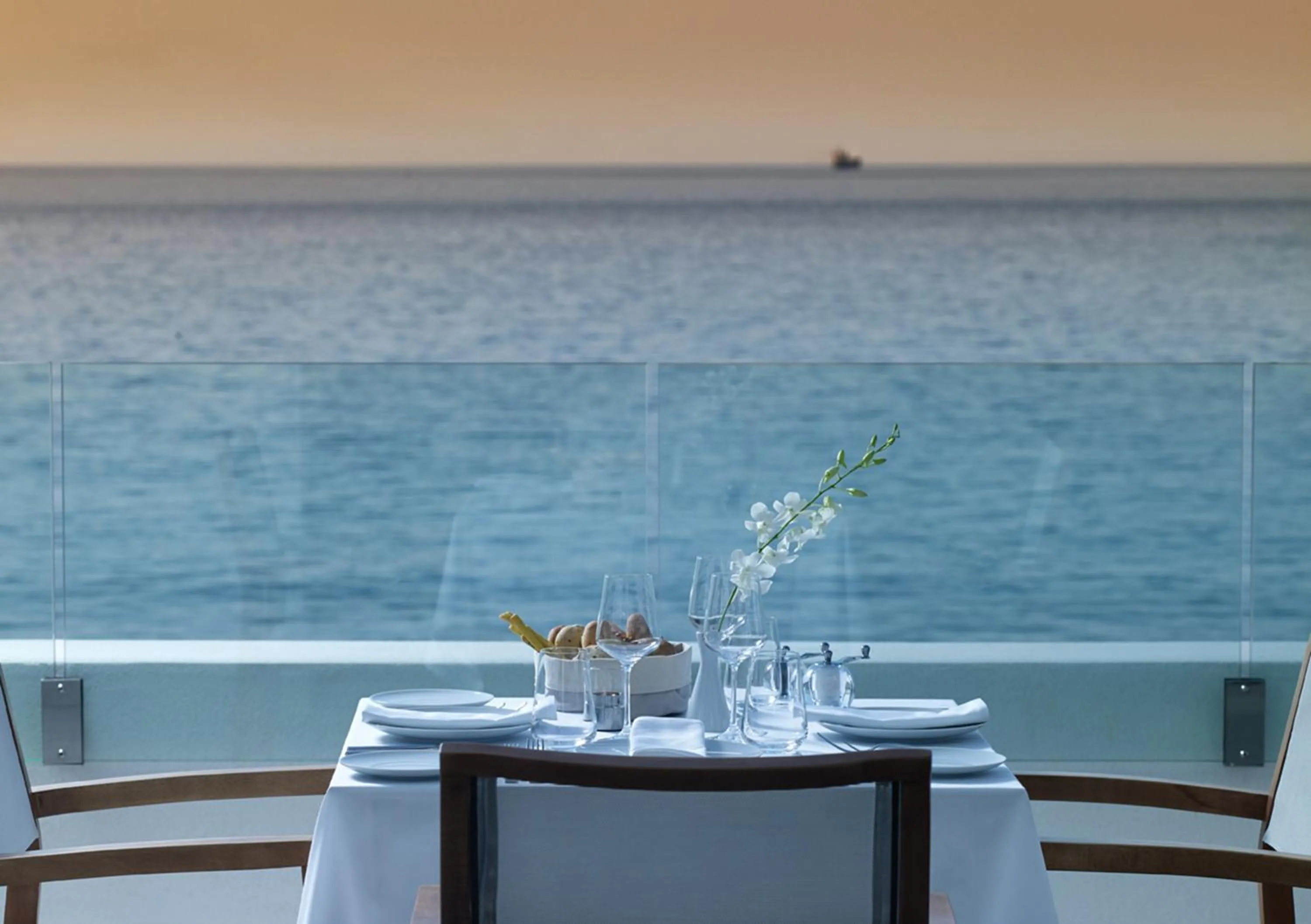 Dining area in Atlantica Akti Zeus Hotel