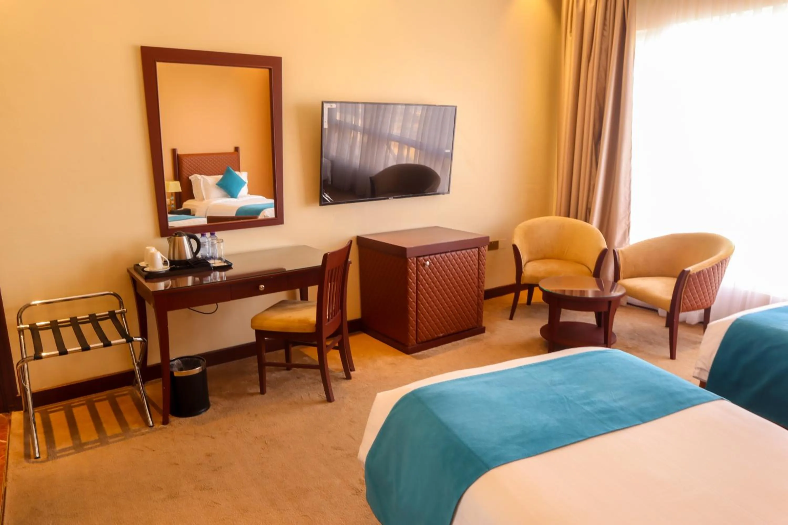 Bed in Happy Days Hotel