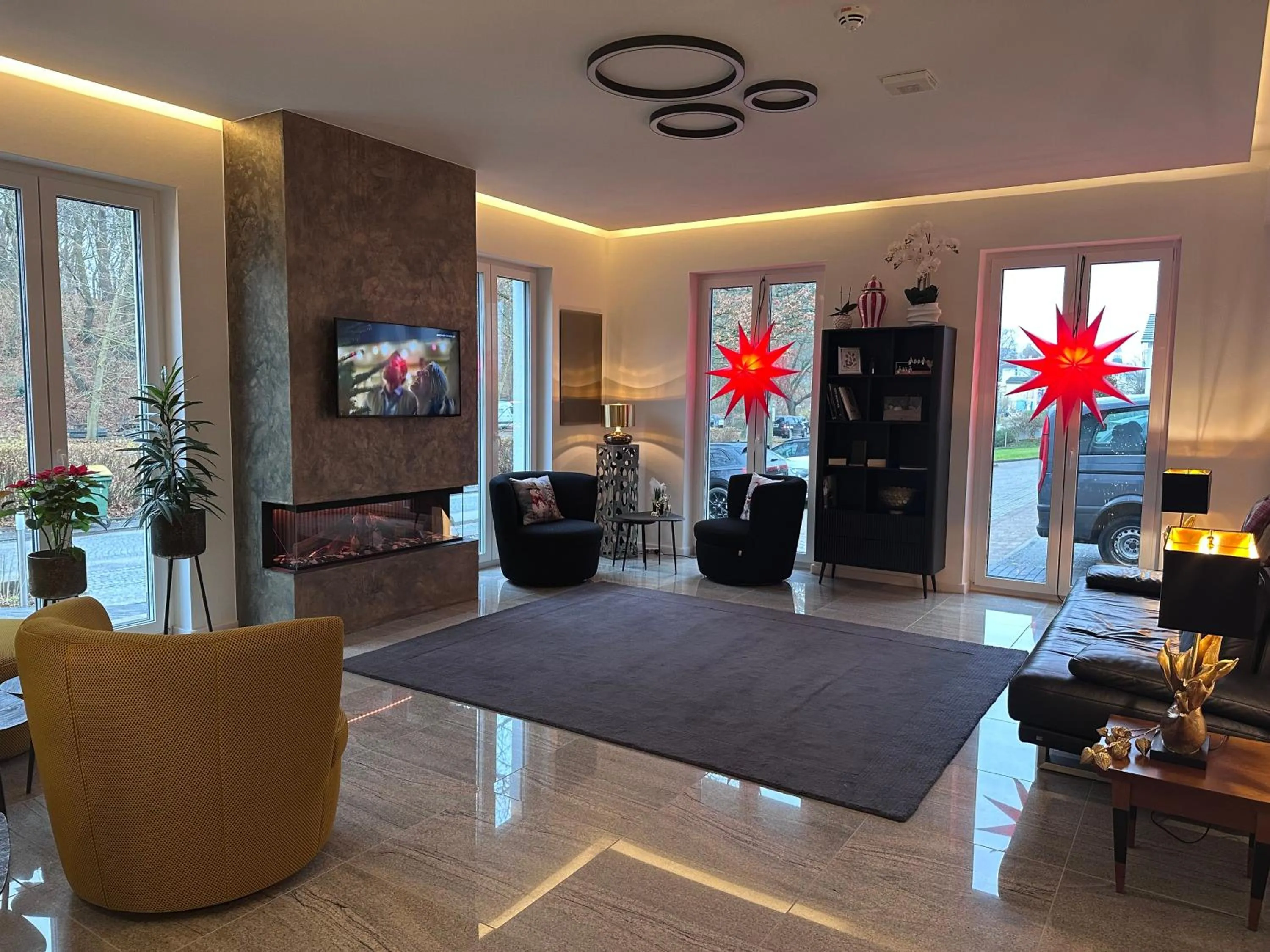 Lobby or reception in Hotel Asgard