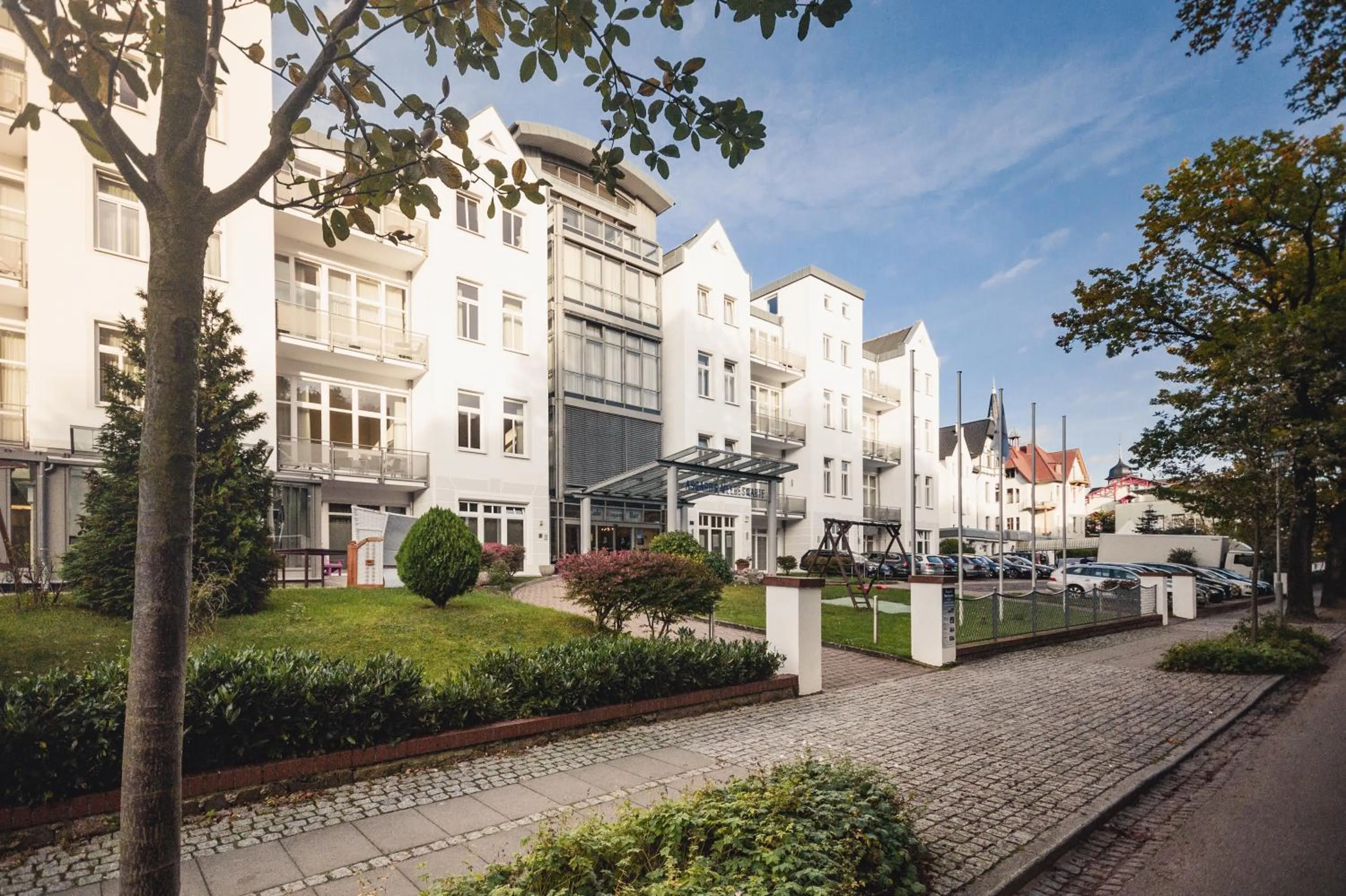 Facade/entrance in Hotel Asgard's Meereswarte