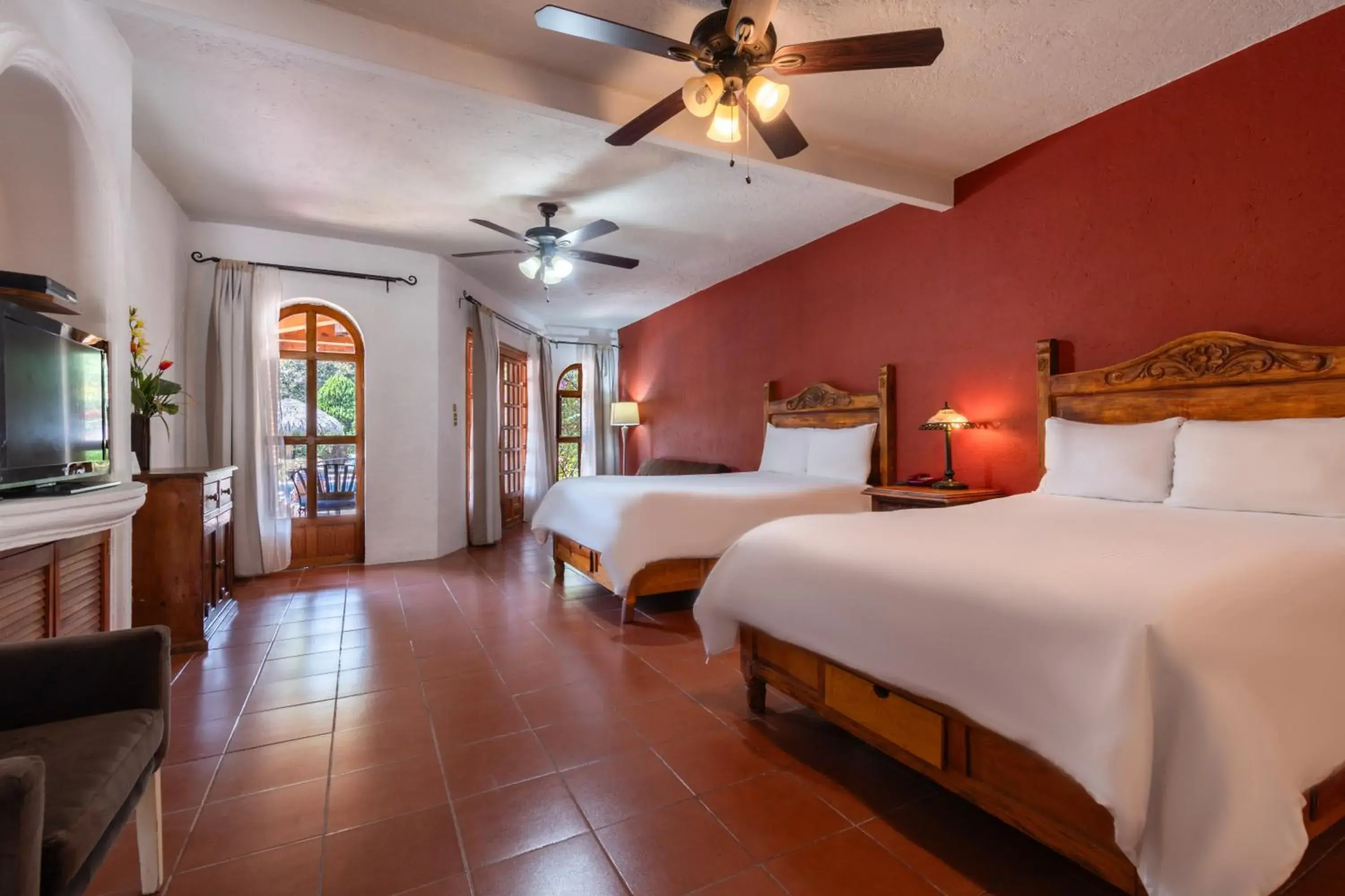 Double Room with Two Double Beds in Atotonilco Hotel & Club Double Room with Two Double Beds in Atotonilco Hotel & Club