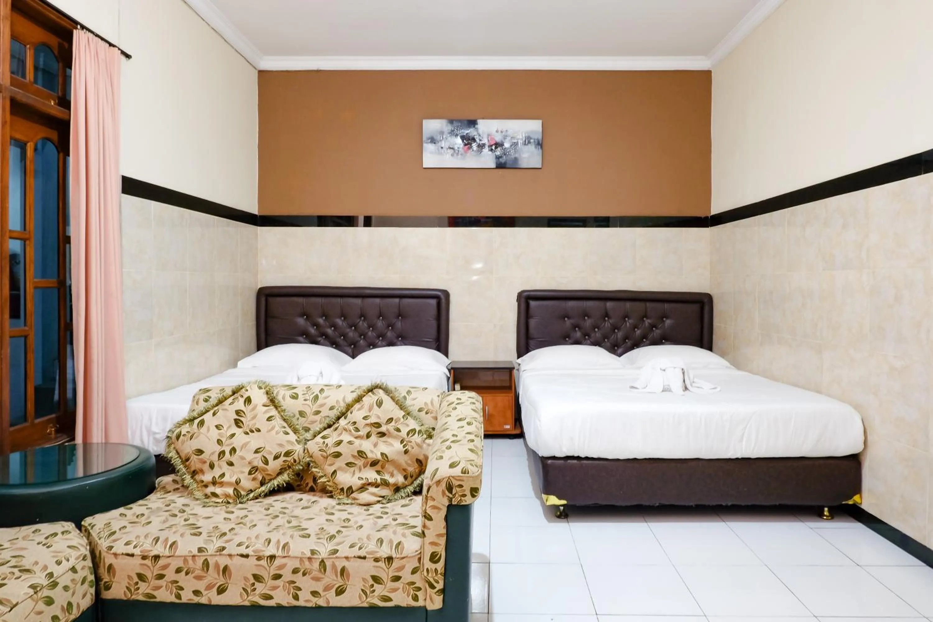 Bed in Dya Hotel Boyolali