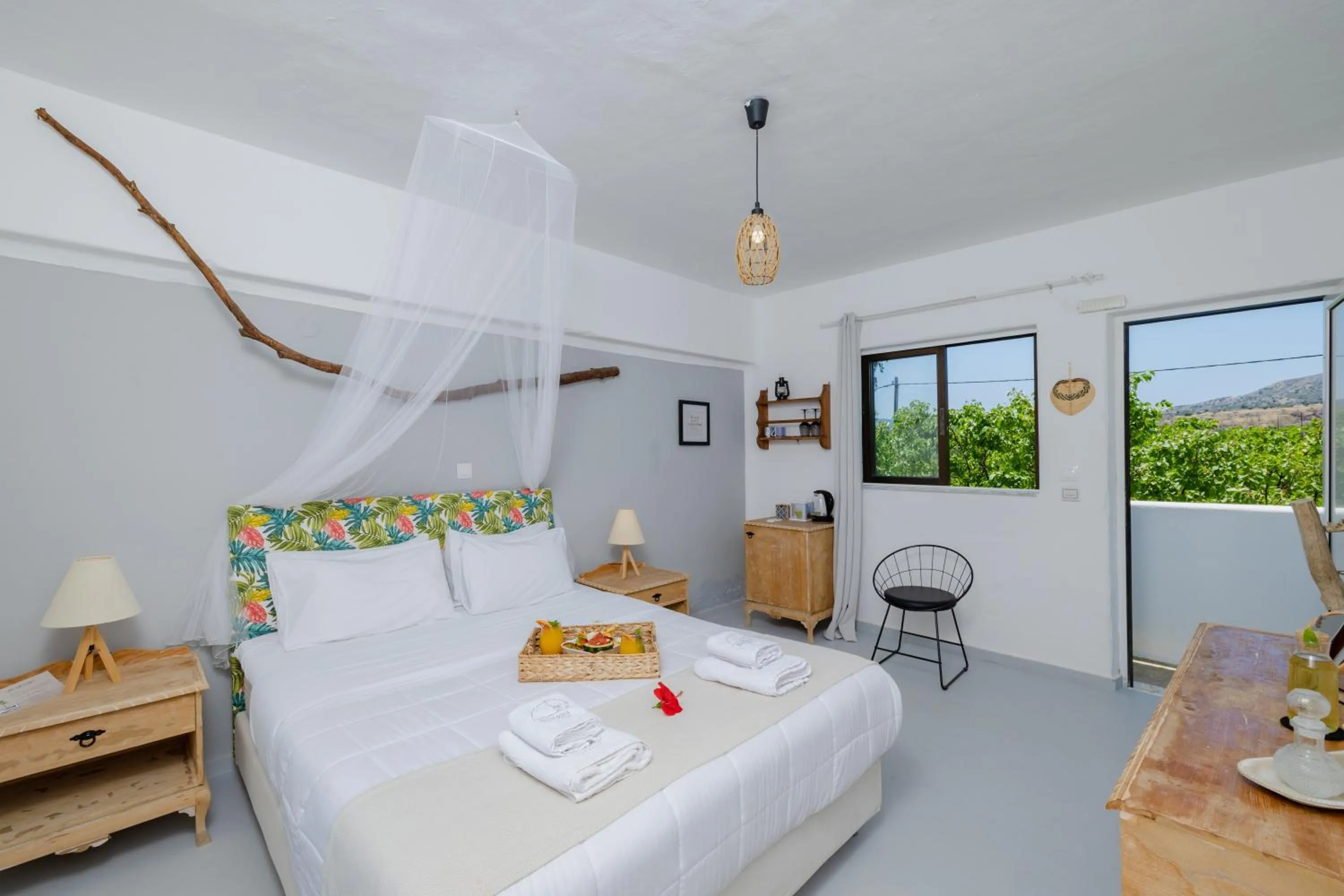 Bed in Eco Beach And Magic Garden Hotel