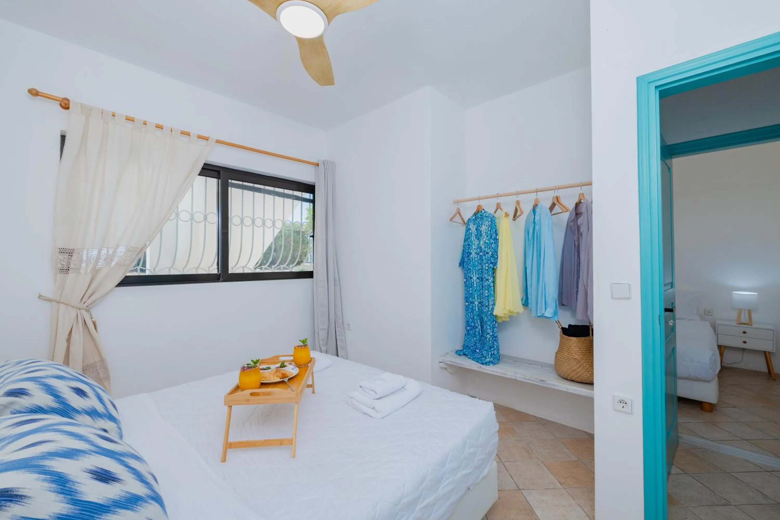 Bed in Eco Beach And Magic Garden Hotel