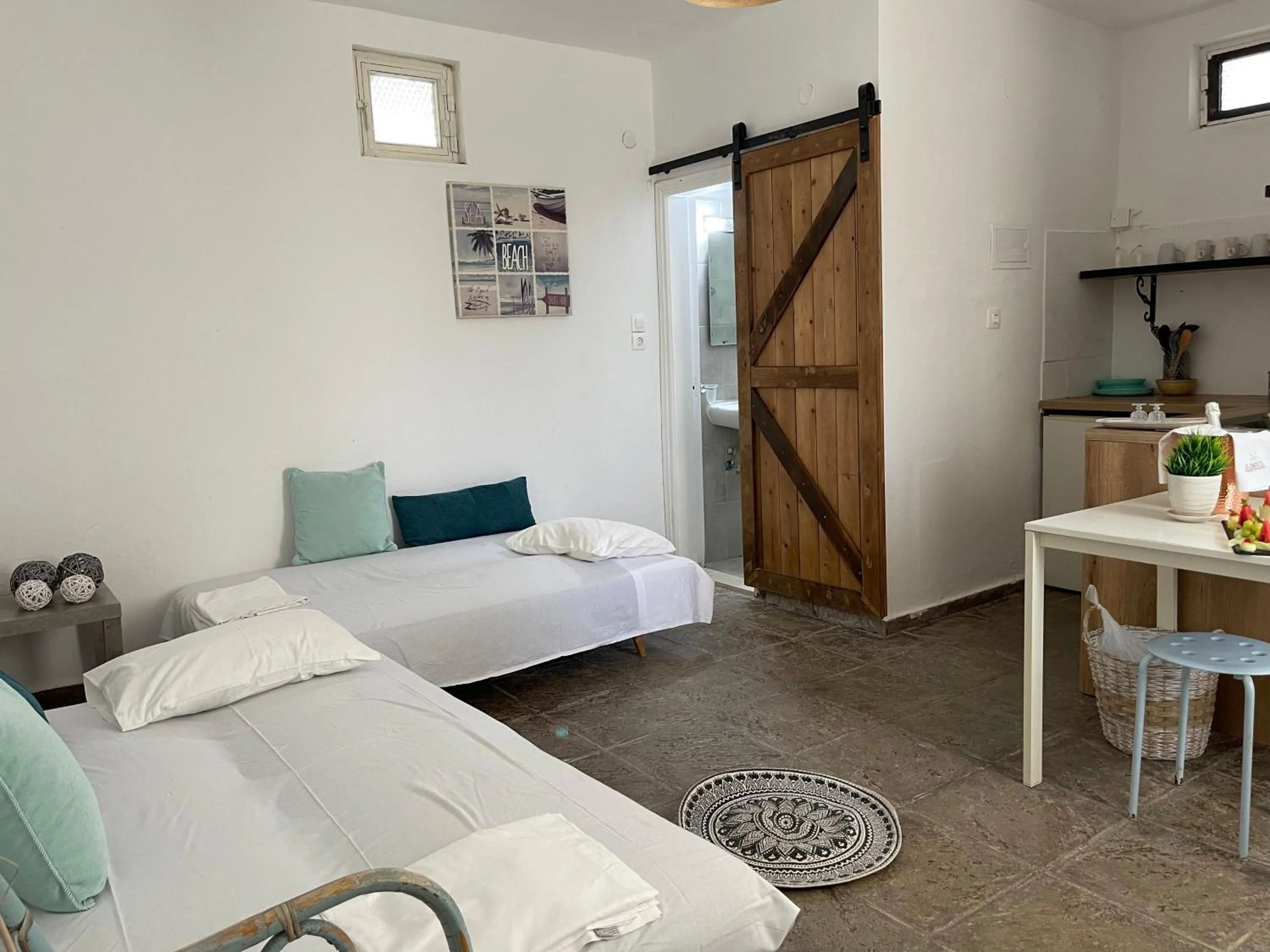 Bed in Eco Beach And Magic Garden Hotel