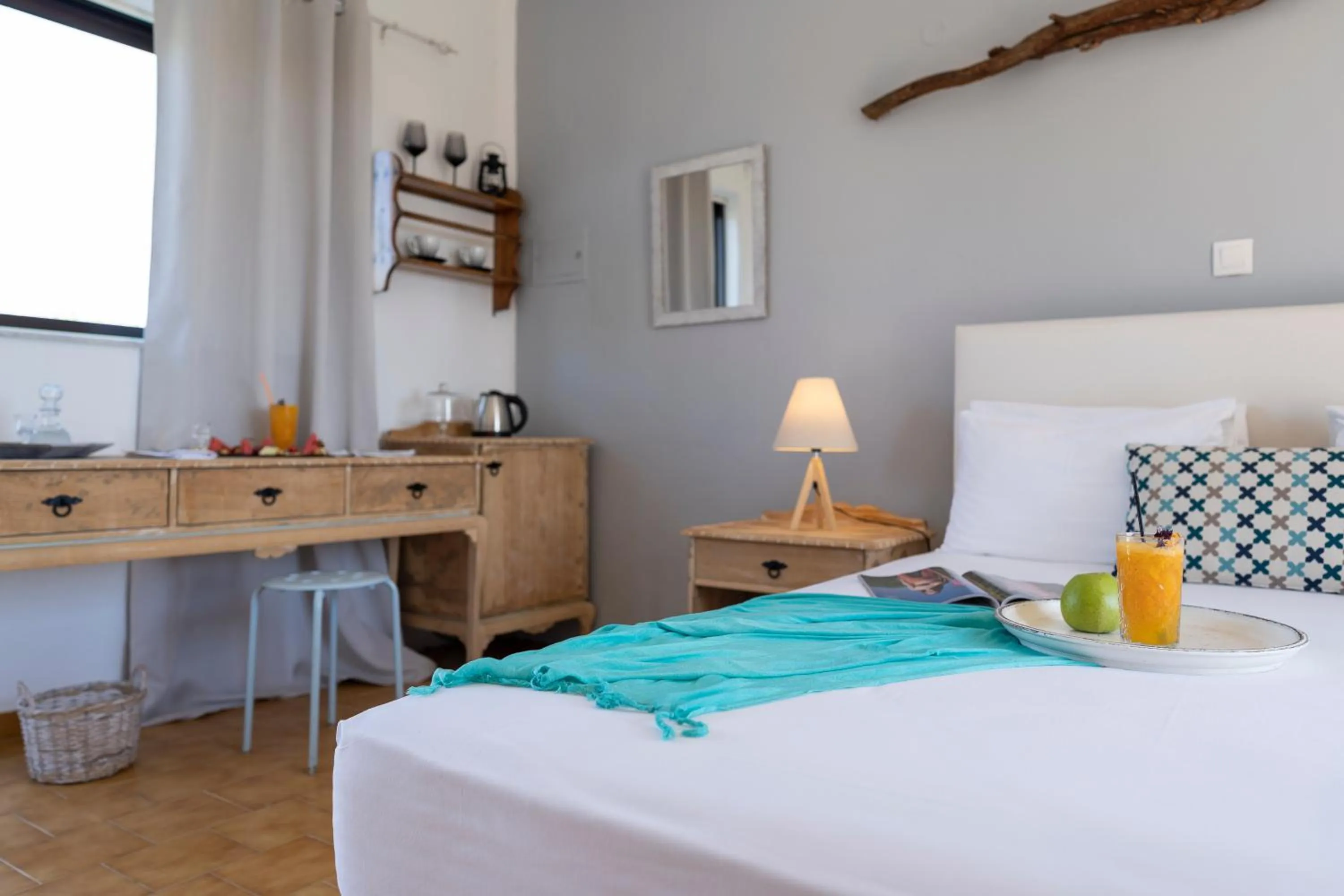 Bed in Eco Beach And Magic Garden Hotel