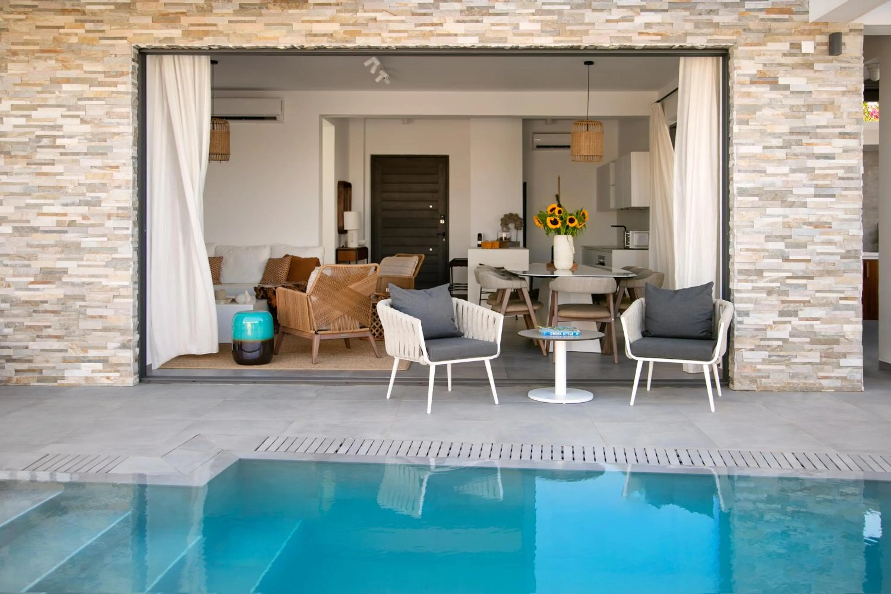 Swimming pool in Chris Le Mare Gold Luxury Villa