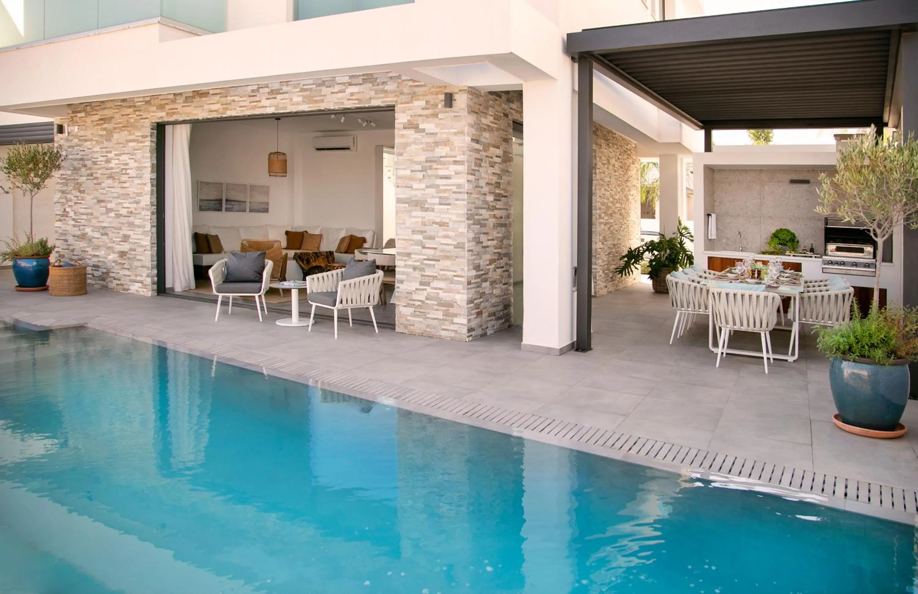 Swimming pool in Chris Le Mare Gold Luxury Villa