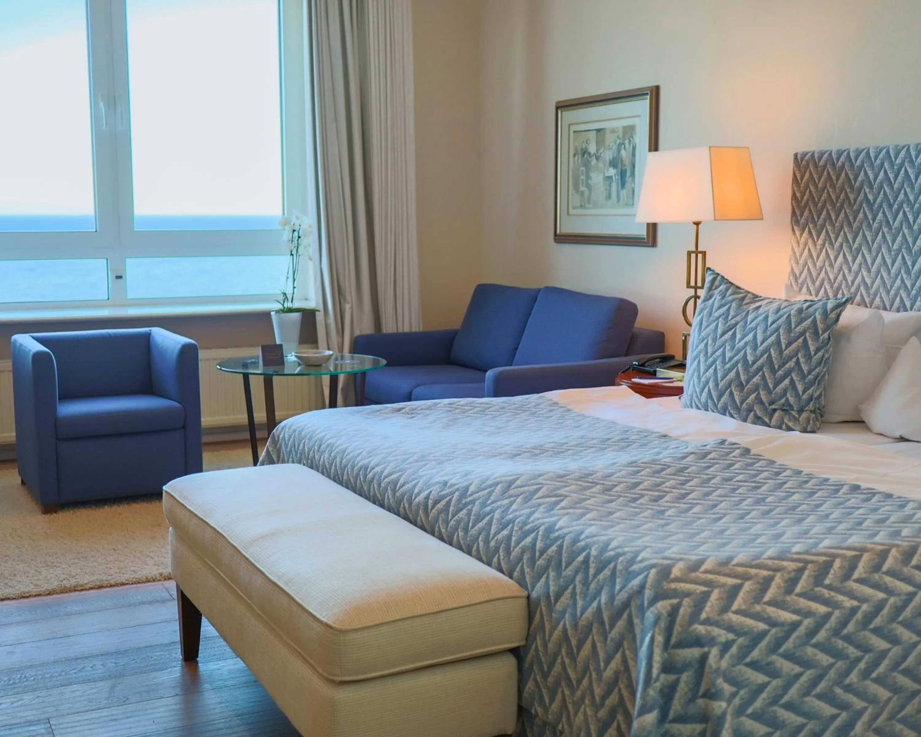 View (from property/room), Bed in Grand Hotel Seeschlösschen Sea Retreat & SPA