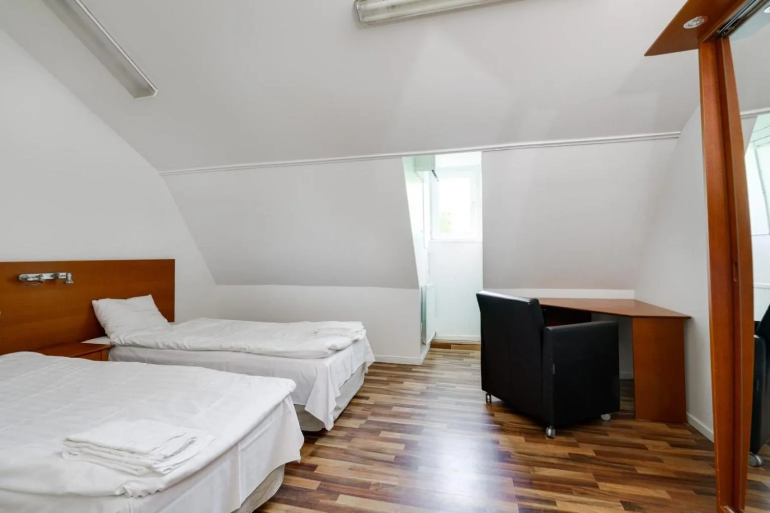 Bedroom, Bed in Hotell Hof