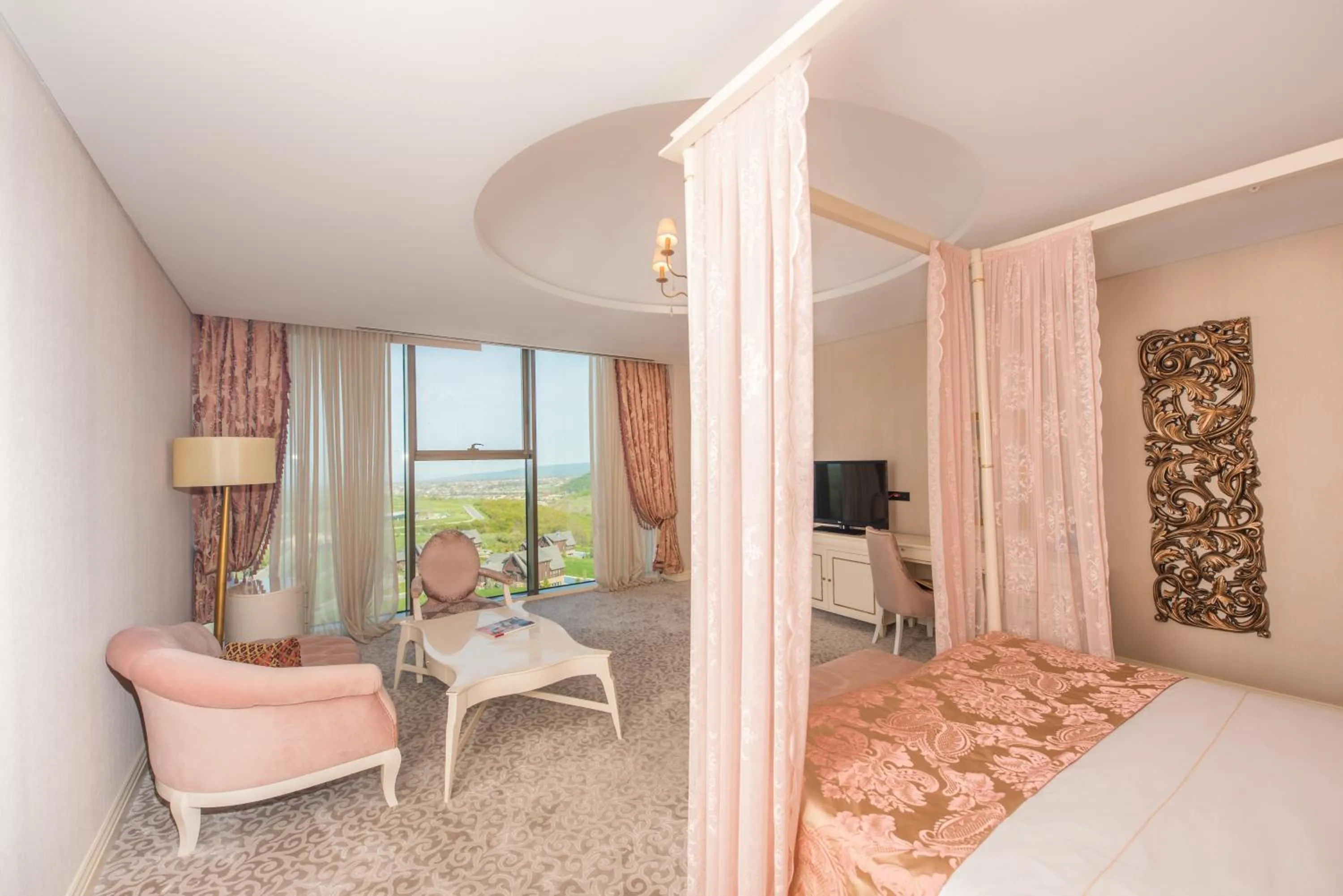 Bed in Quba Palace Hotel & Golf Resort