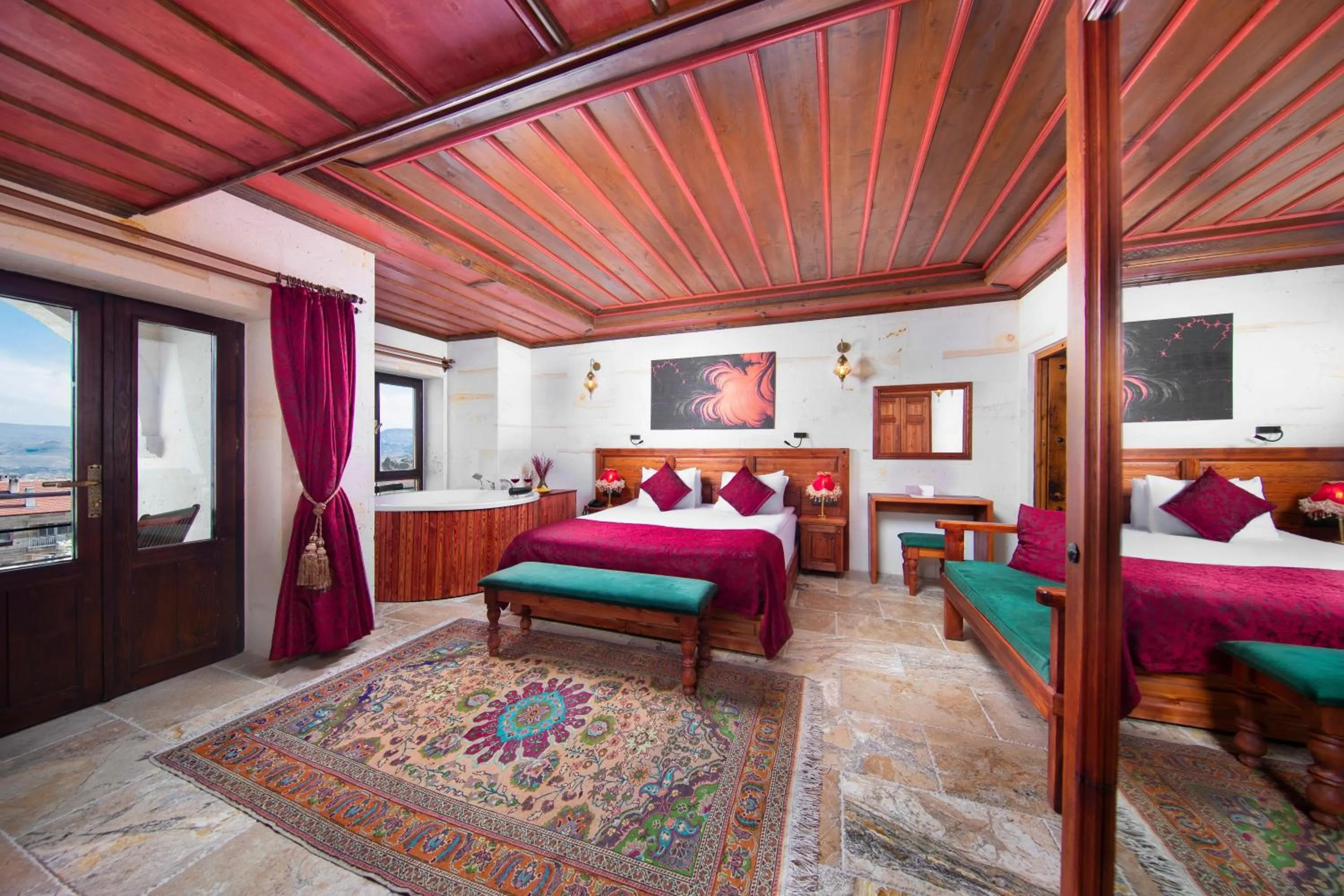 Photo of the whole room, Bed in Cappadocia Acer Cave Hotel
