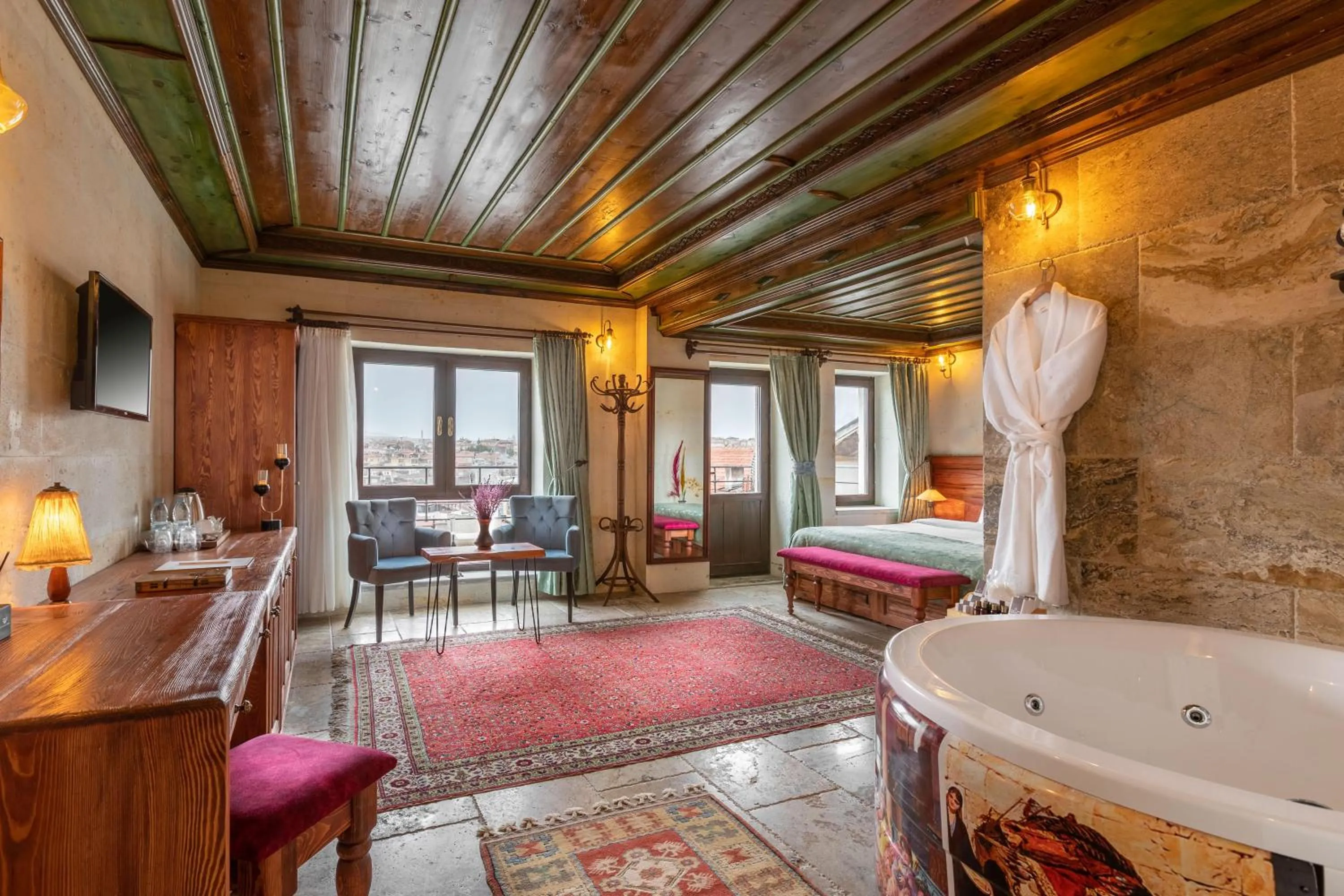 Photo of the whole room, Bed in Cappadocia Acer Cave Hotel