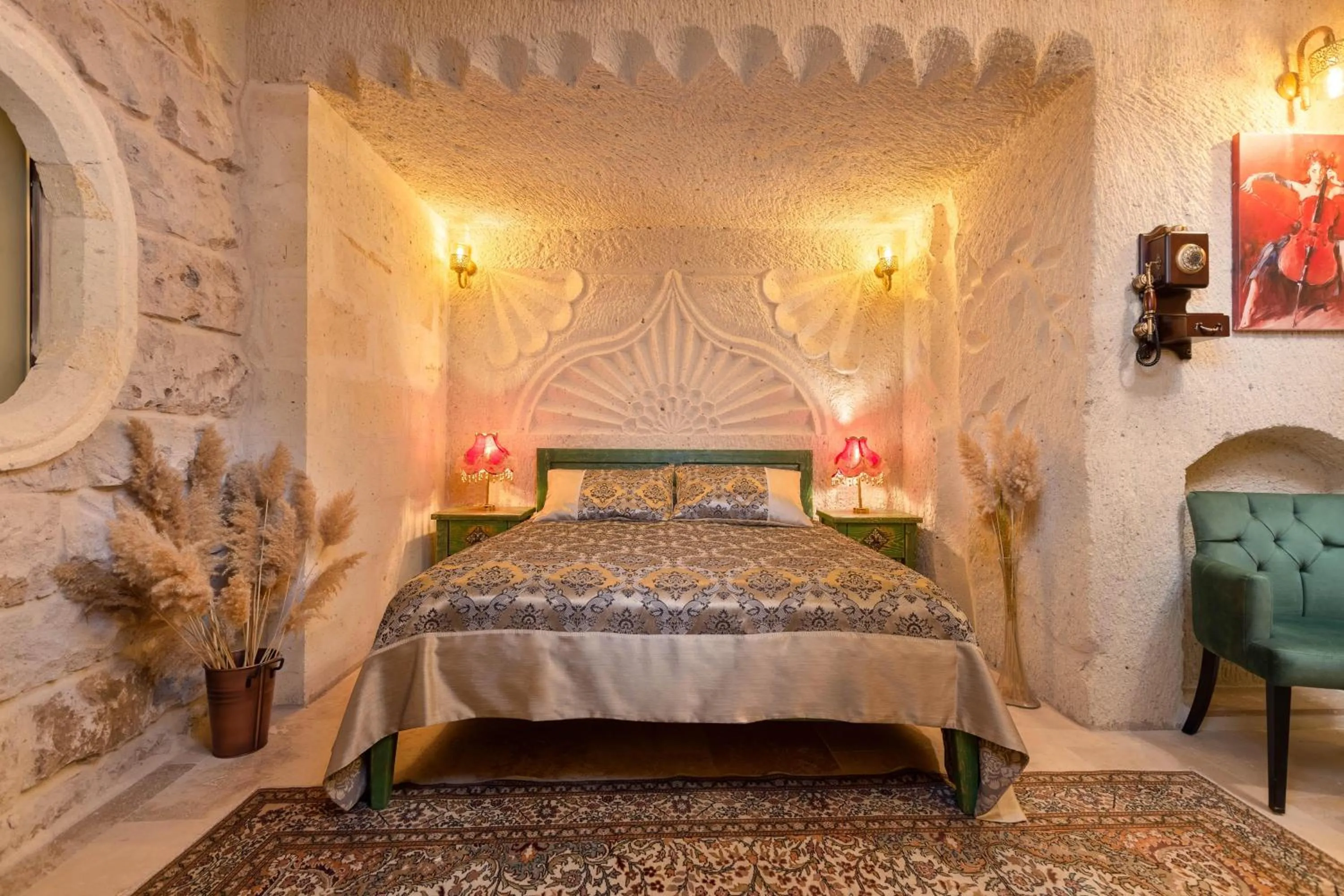 Photo of the whole room, Bed in Cappadocia Acer Cave Hotel