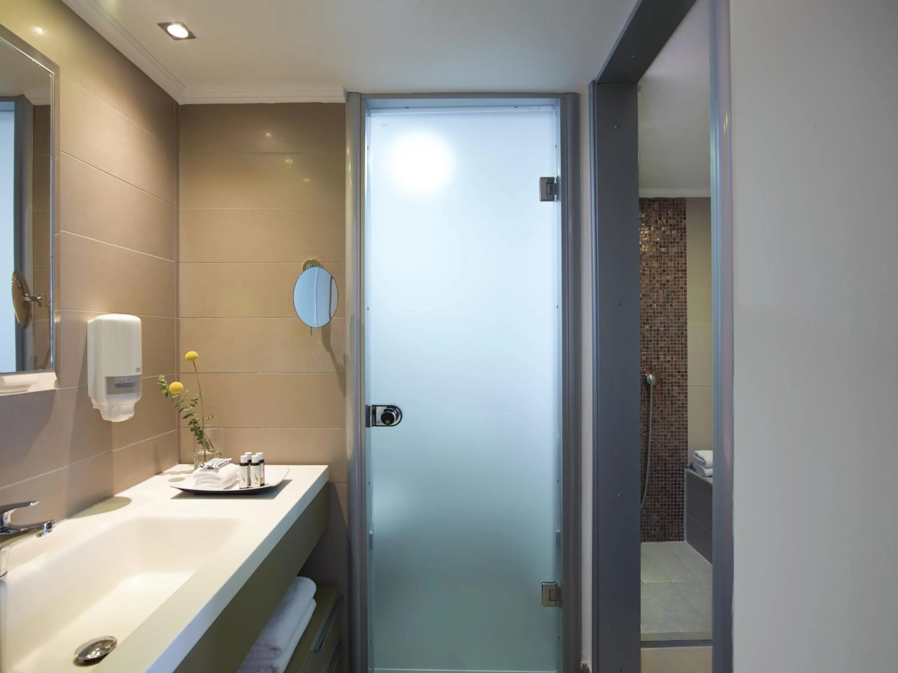 Bathroom in Atlantica Marmari Palace