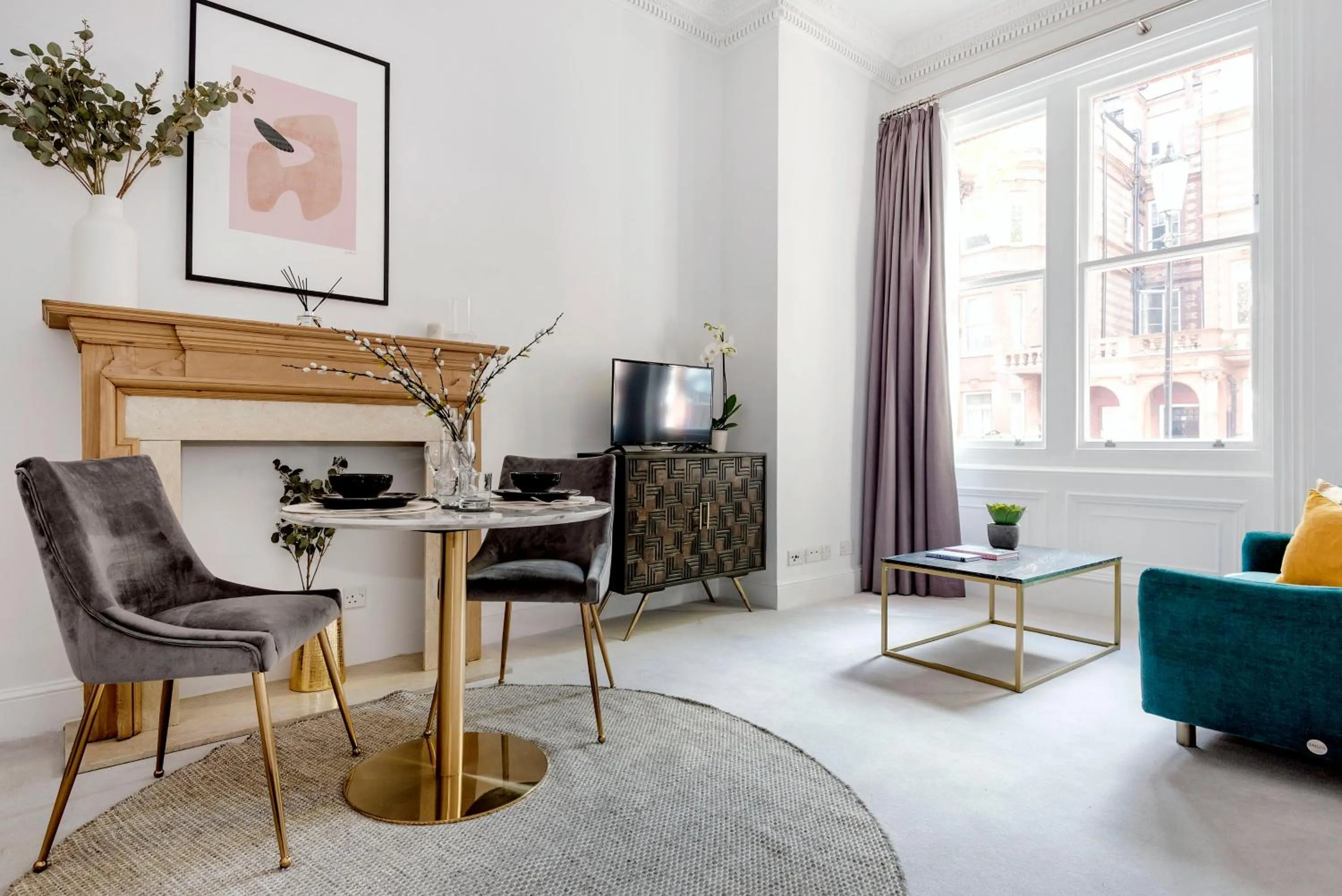 Living room in 3 Sloane Gardens
