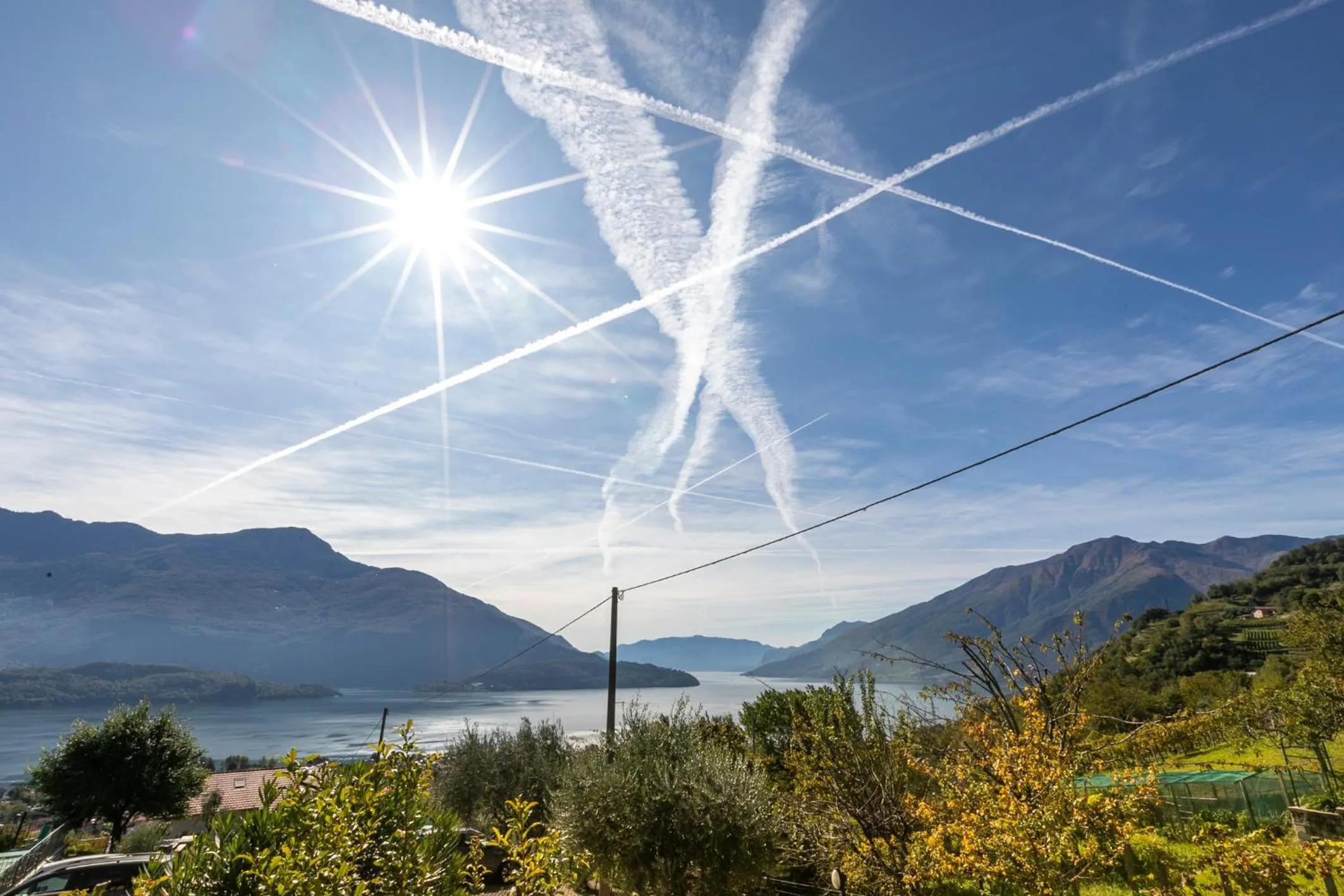 Garden view in Residence La Collina