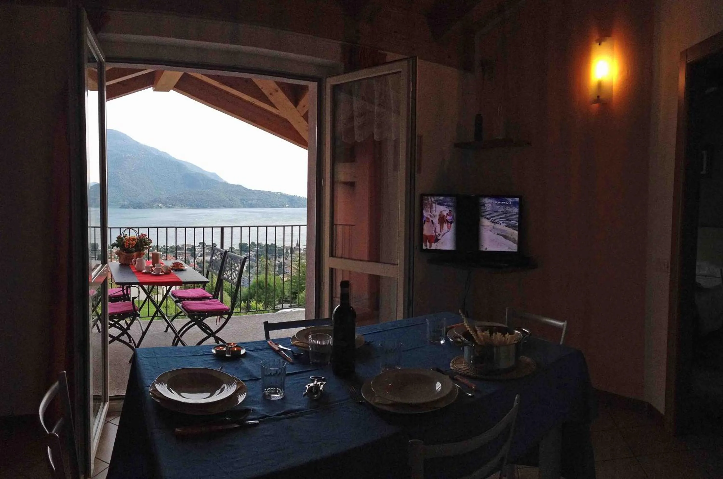 Dining area in Residence La Collina