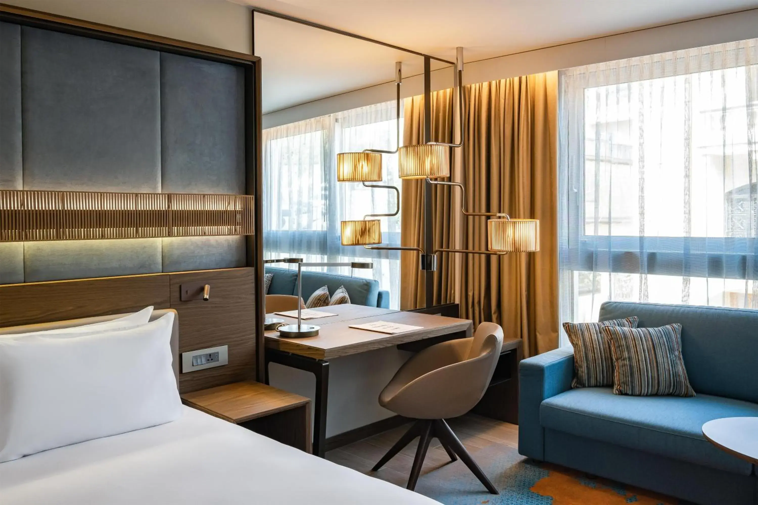 Property building, Bed in Hyatt Regency Malta Property building, Bed in Hyatt Regency Malta