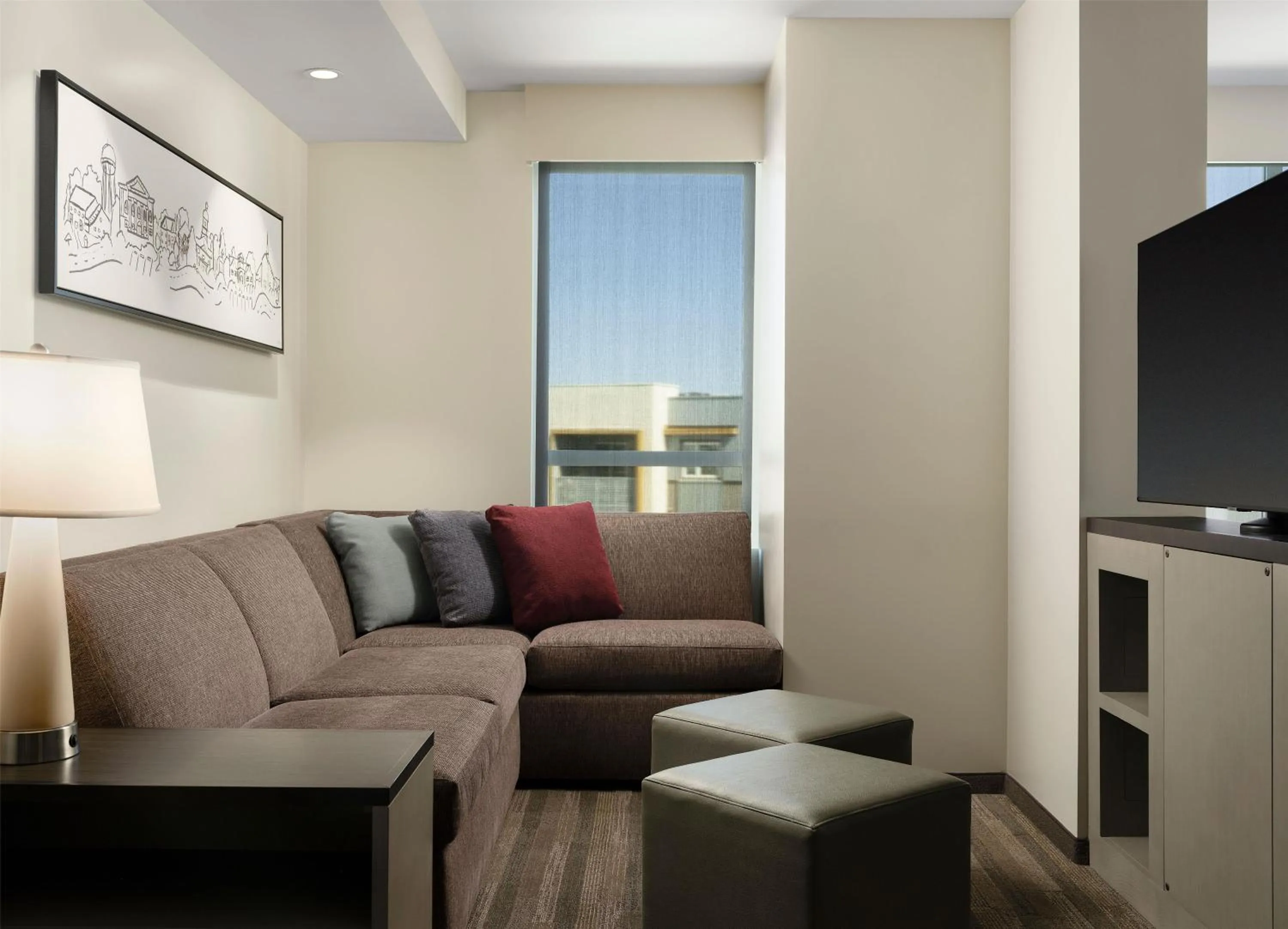 Bedroom in Hyatt House LA - University Medical Center