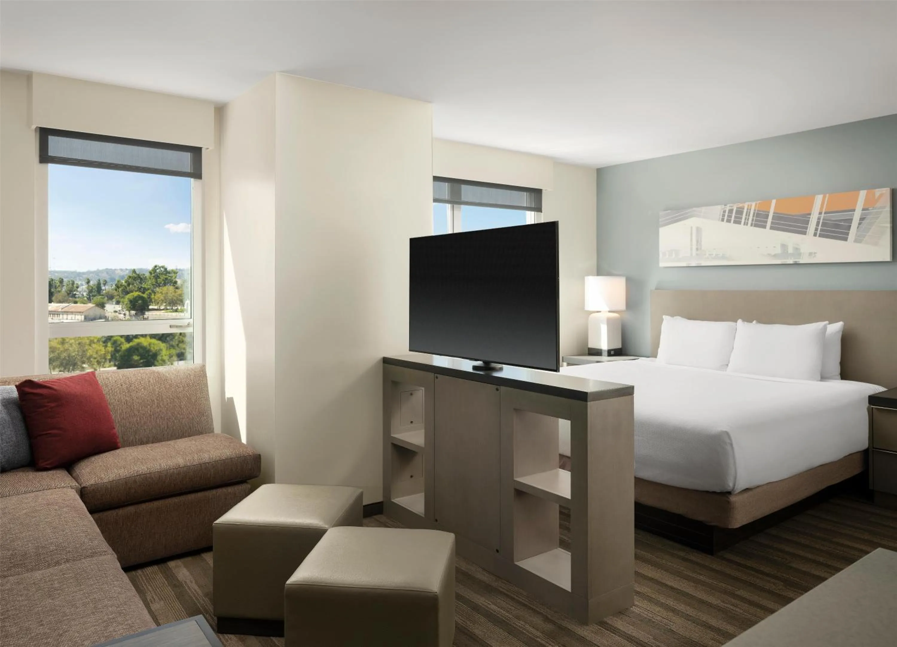 Bedroom, Bed in Hyatt House LA - University Medical Center