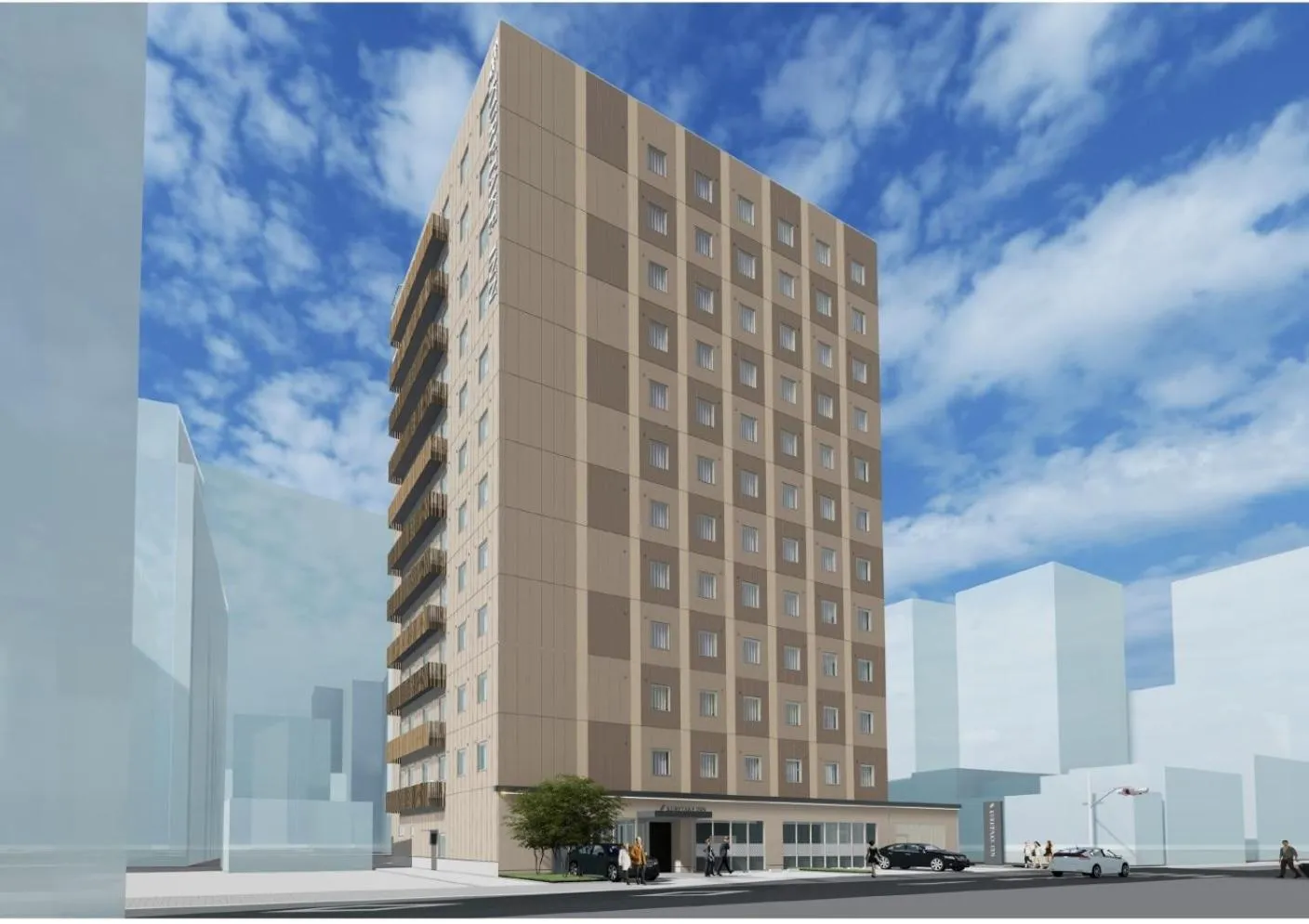 Property building in Kuretake Inn Premium Meieki minami