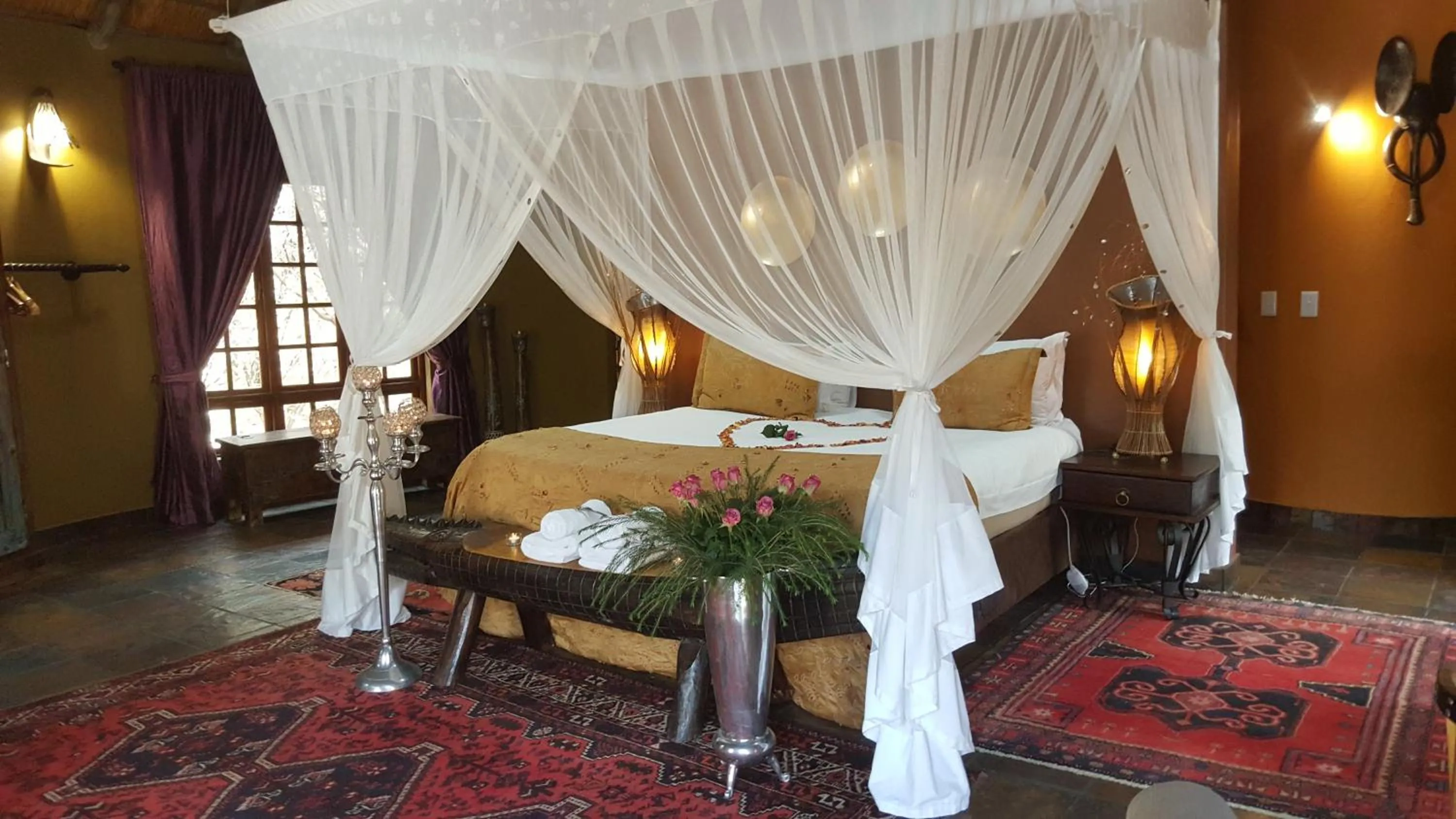 Bed in Aquanzi Lodge