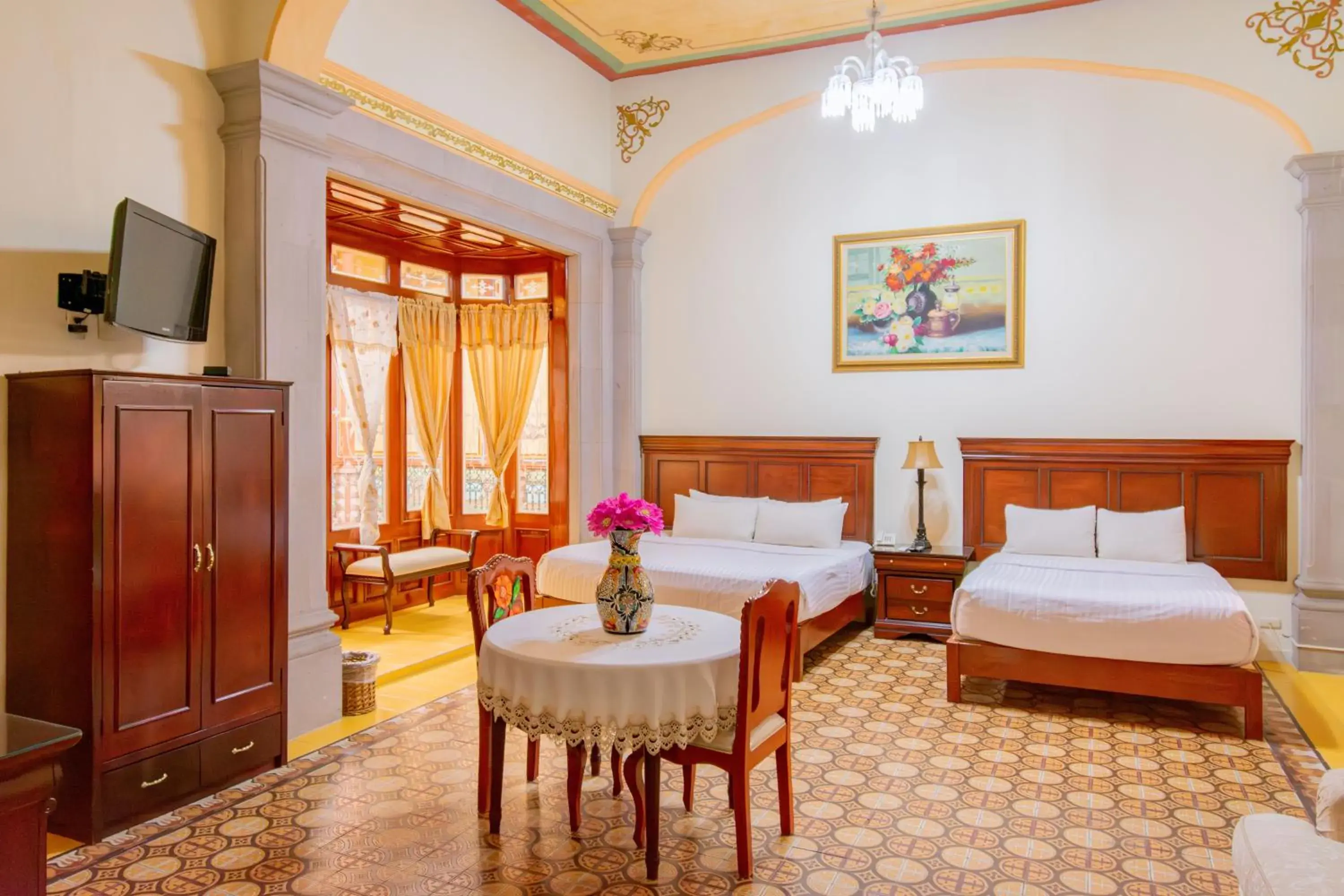 Bed in HOTEL CASONA MISIONES Bed in HOTEL CASONA MISIONES