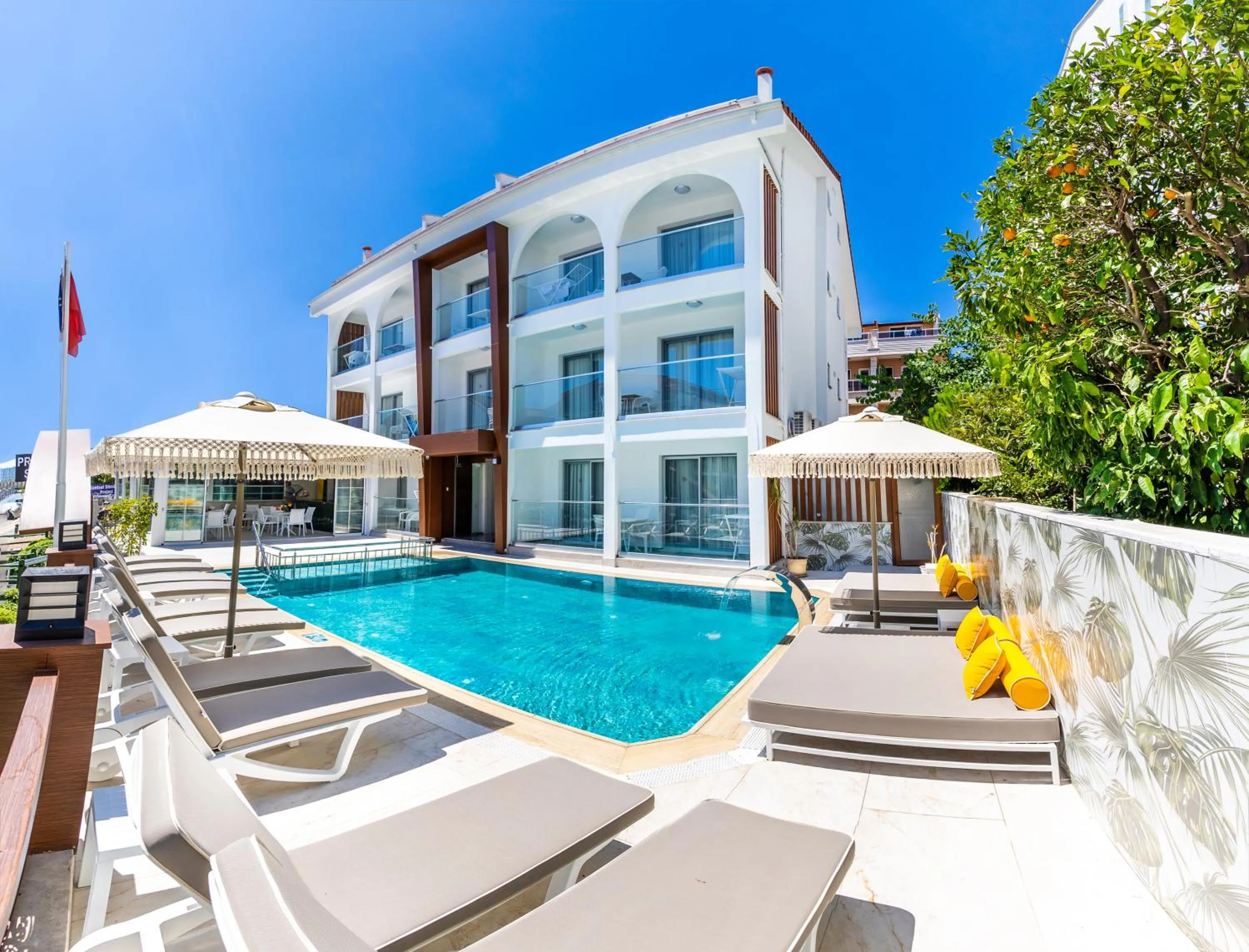 Property building in Princess Kinli Suites Hotel