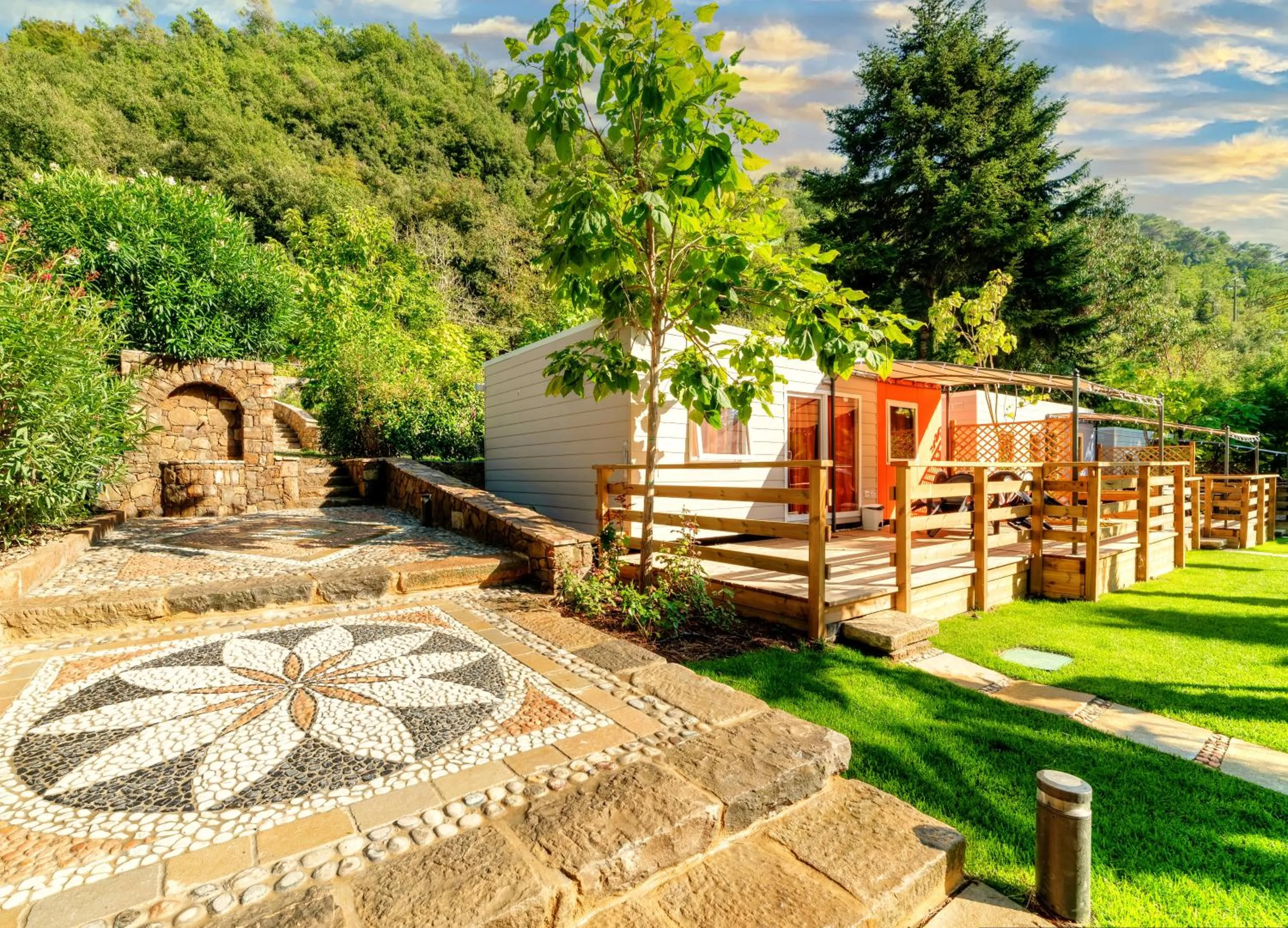 Garden in Delle Rose Camping & Glamping Village