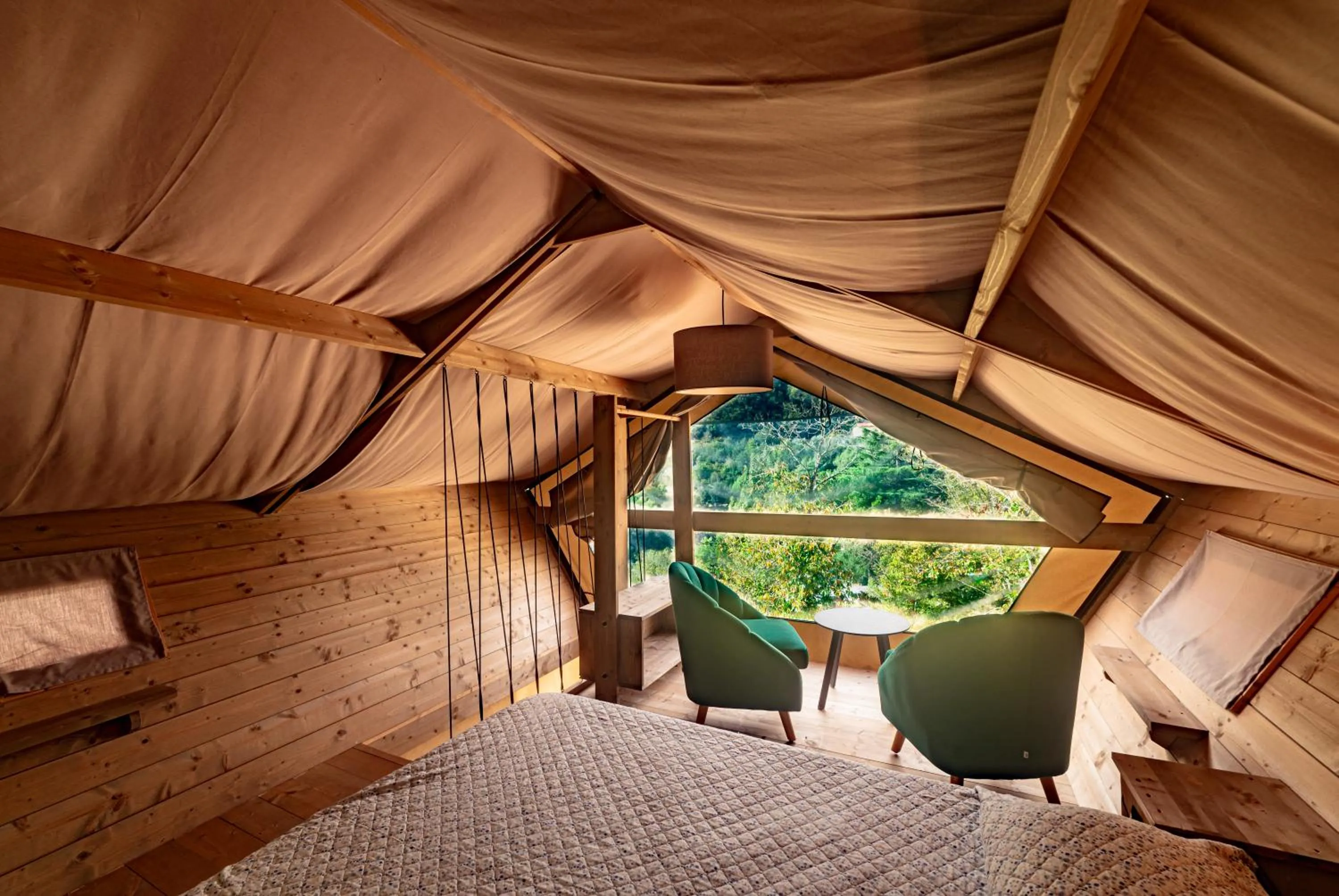 Bed in Delle Rose Camping & Glamping Village