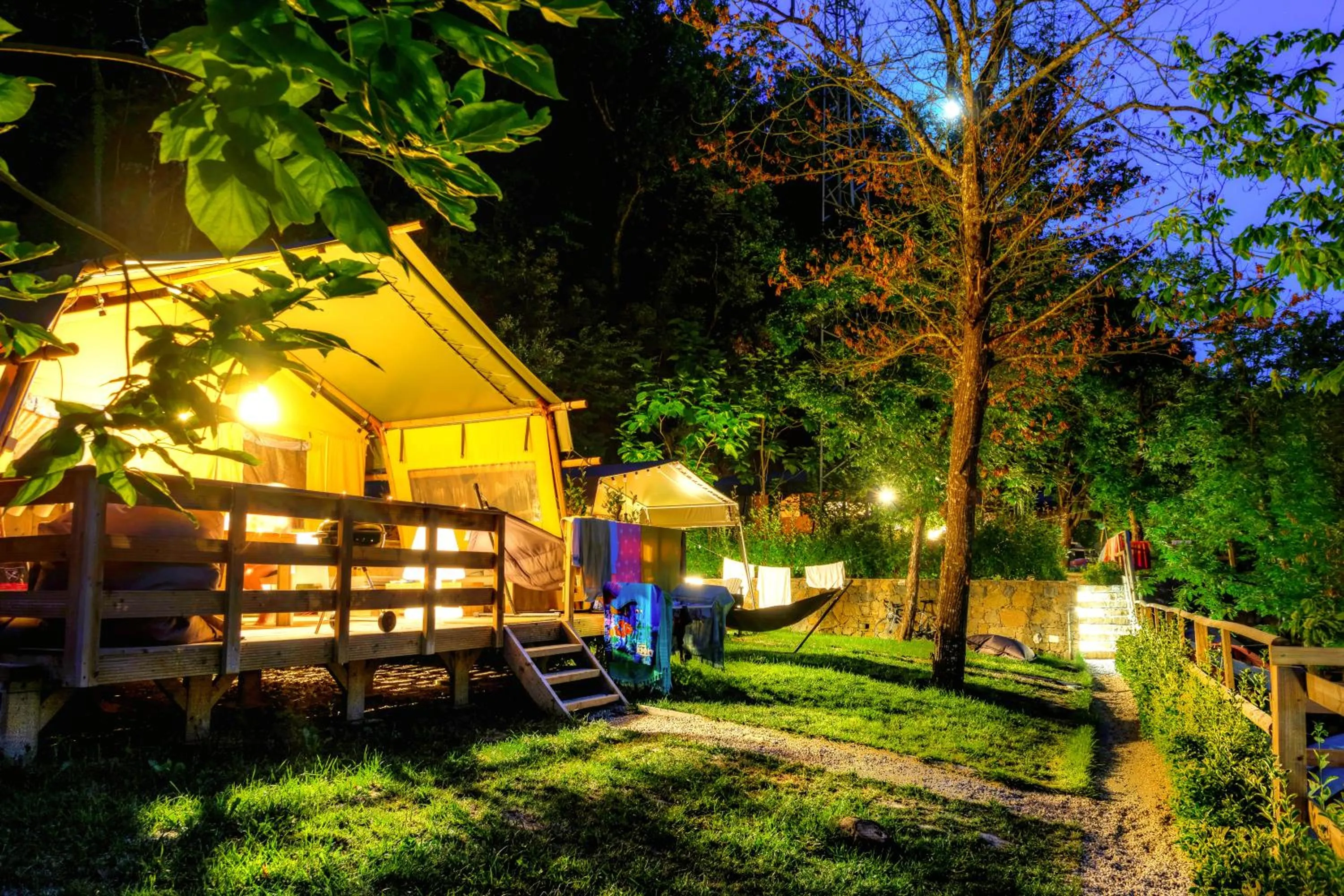 Garden in Delle Rose Camping & Glamping Village