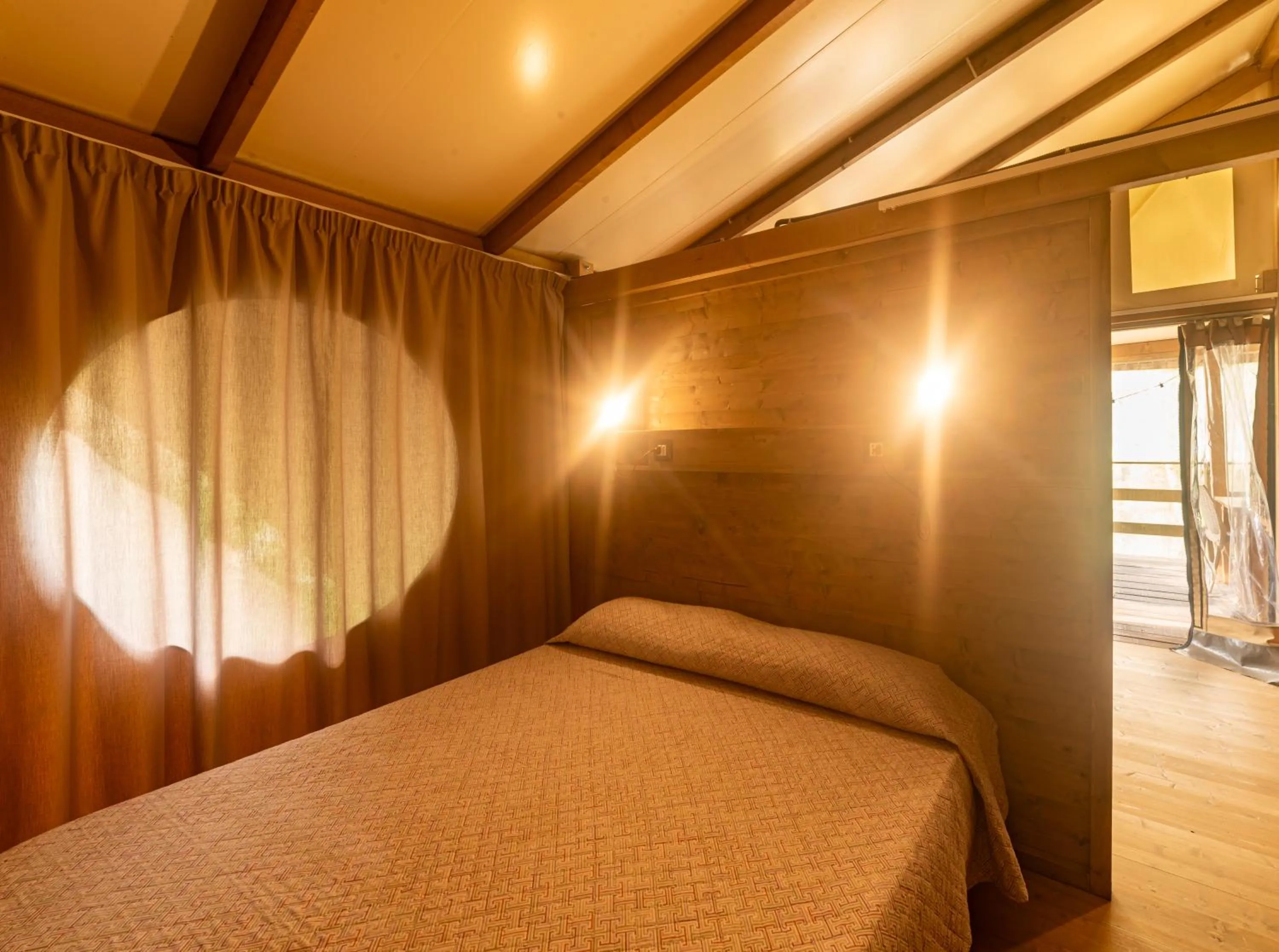 Bedroom, Bed in Delle Rose Camping & Glamping Village