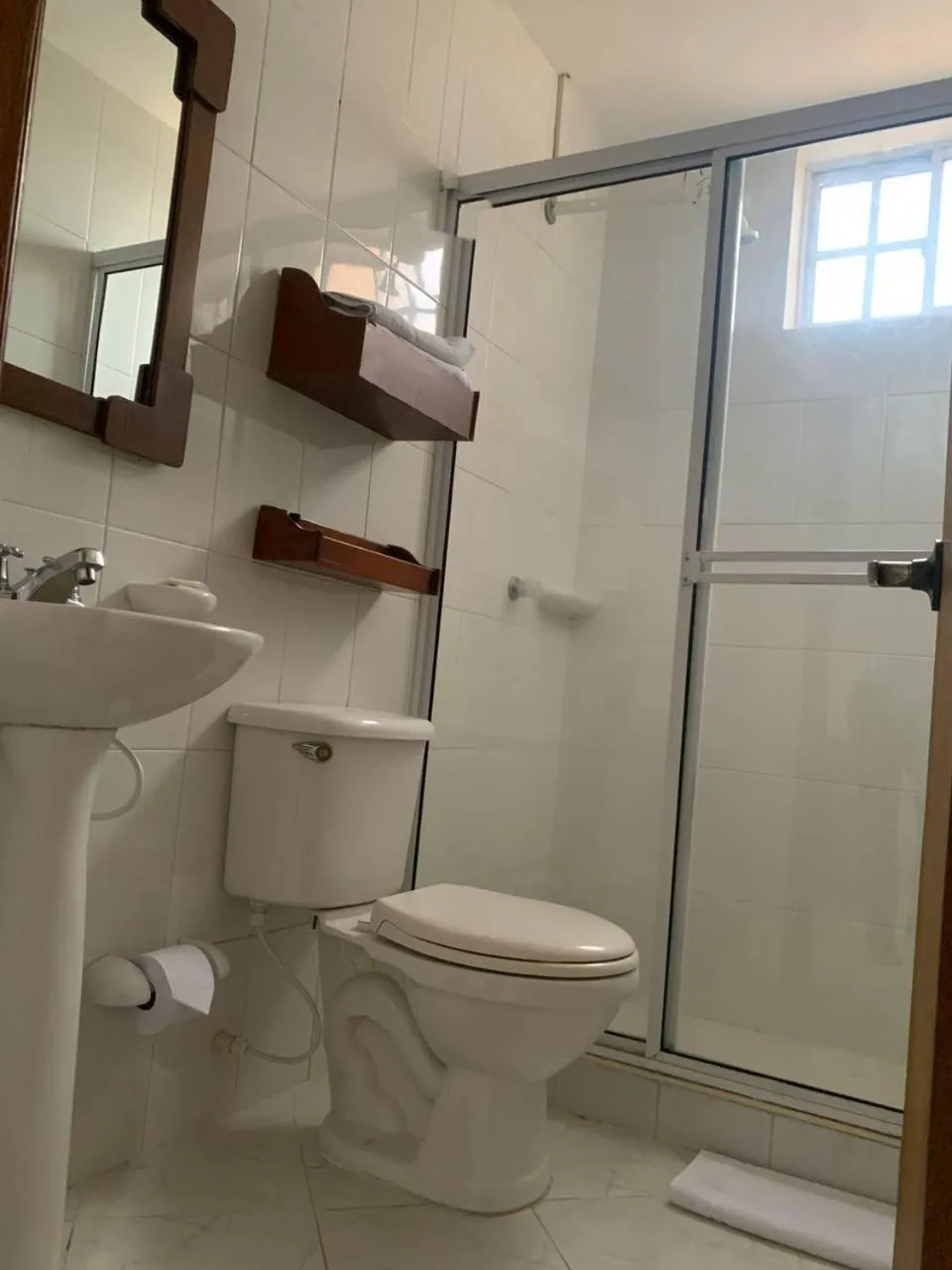 Bathroom in Hotel Torre del Prado