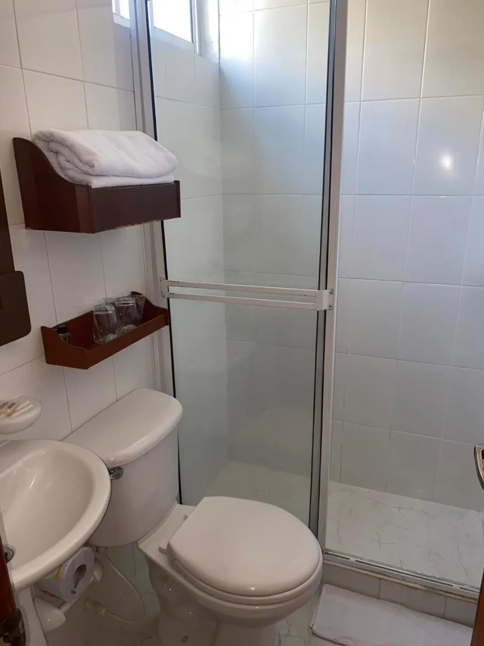 Bathroom in Hotel Torre del Prado