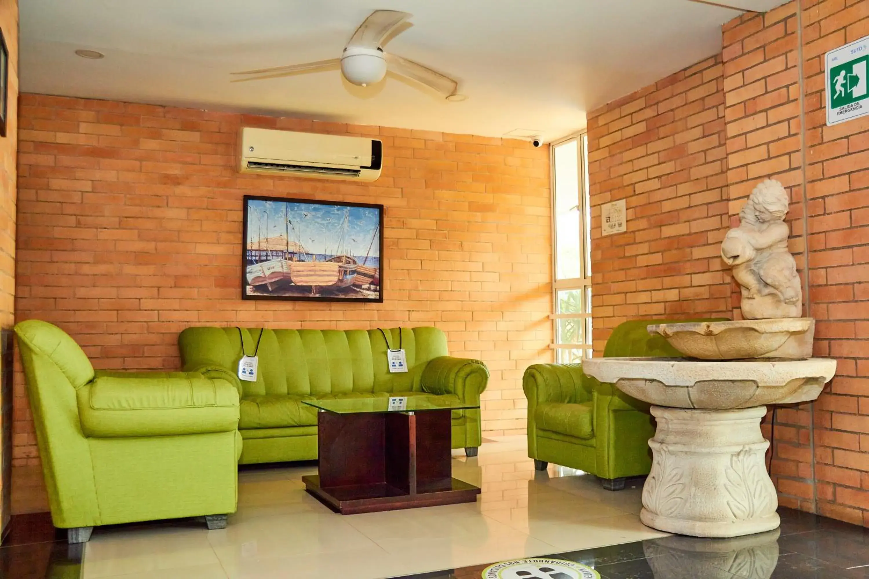 Lobby or reception in Hotel Torre del Prado Lobby or reception in Hotel Torre del Prado