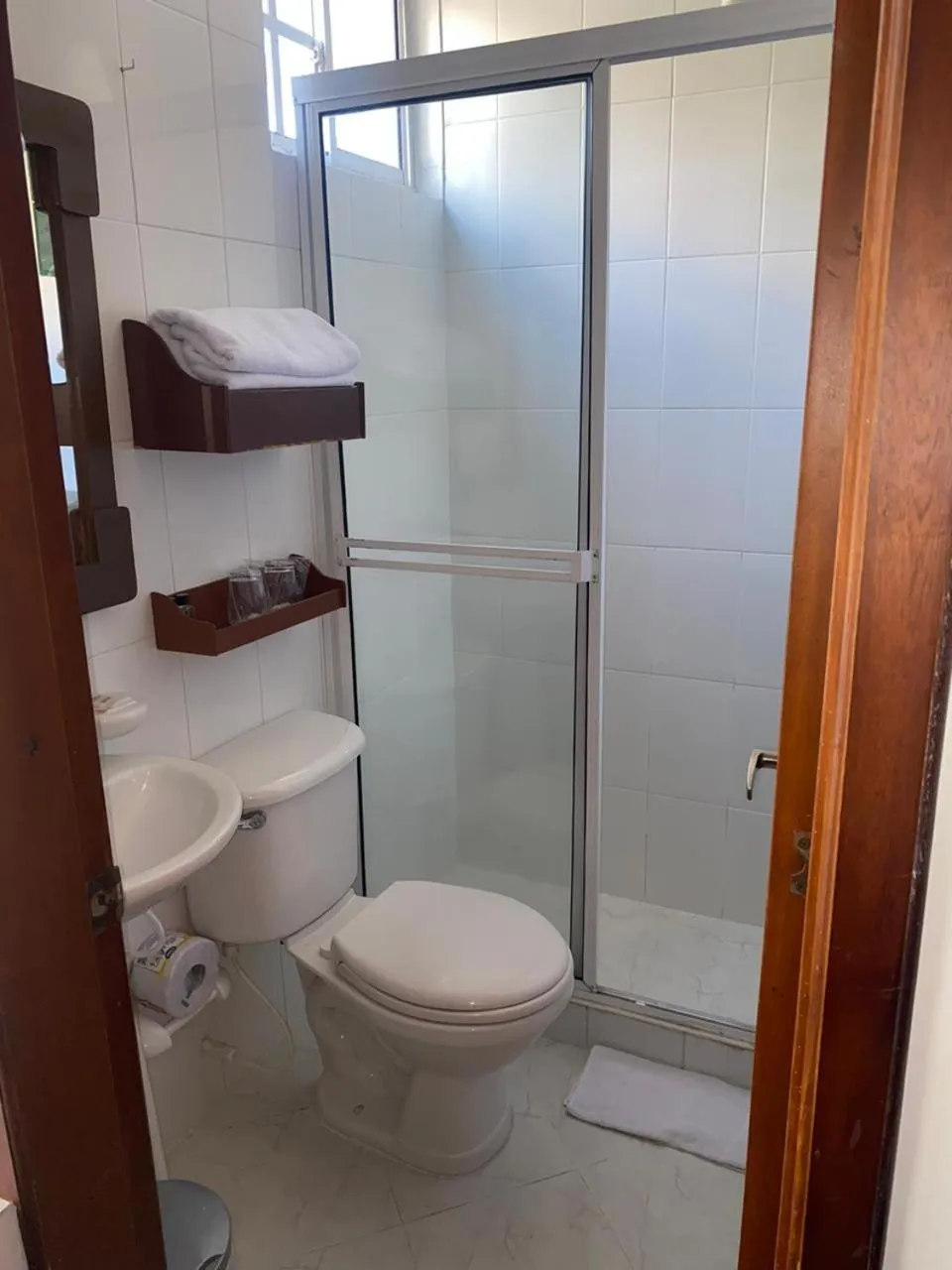 Bathroom in Hotel Torre del Prado