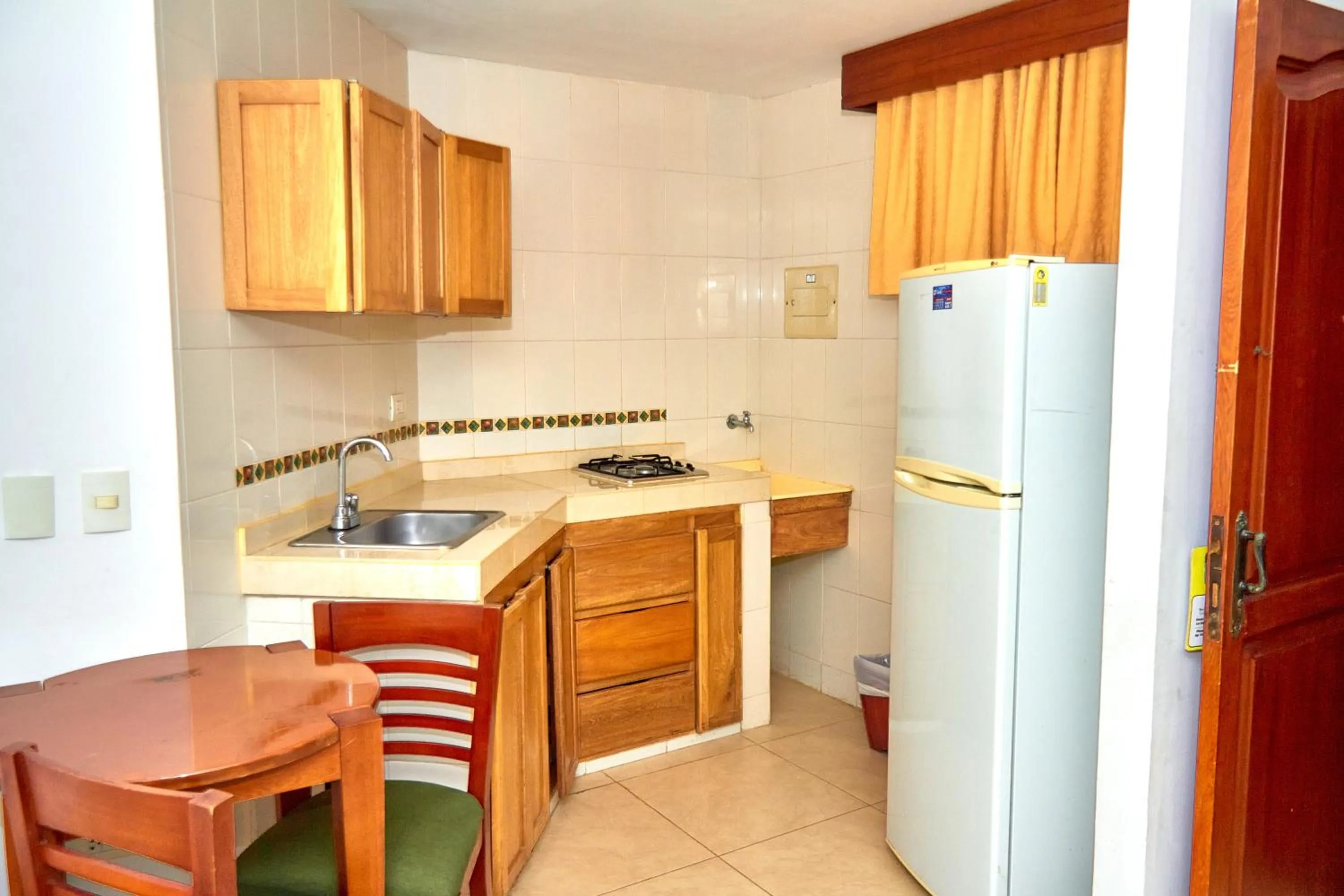 Kitchen or kitchenette in Hotel Torre del Prado