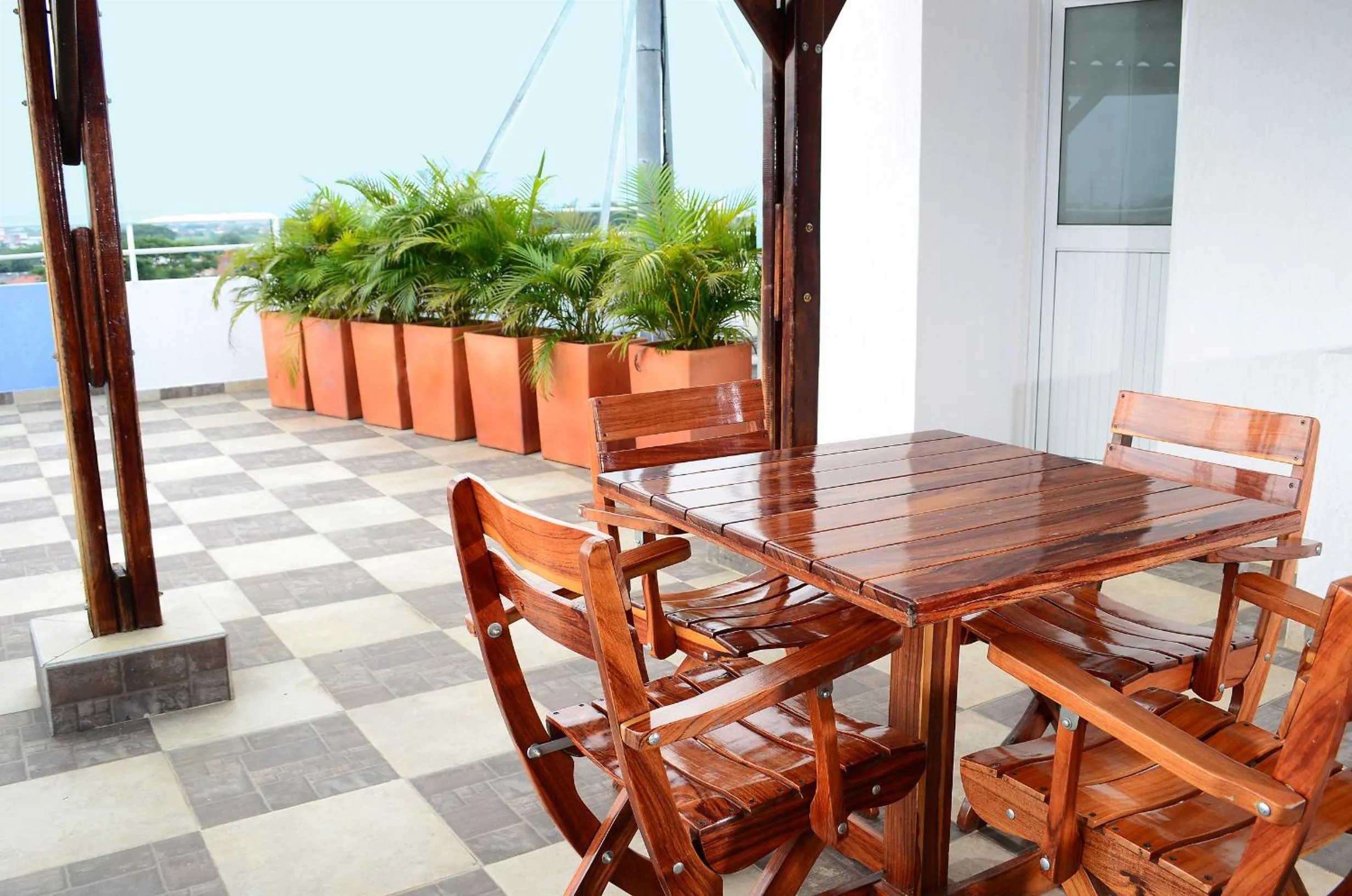 BBQ facilities in Hotel Jardines del Caney