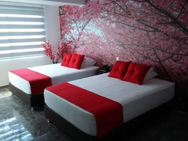 Bed in Hotel Jardines del Caney