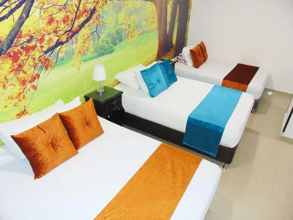 Bed in Hotel Jardines del Caney Bed in Hotel Jardines del Caney