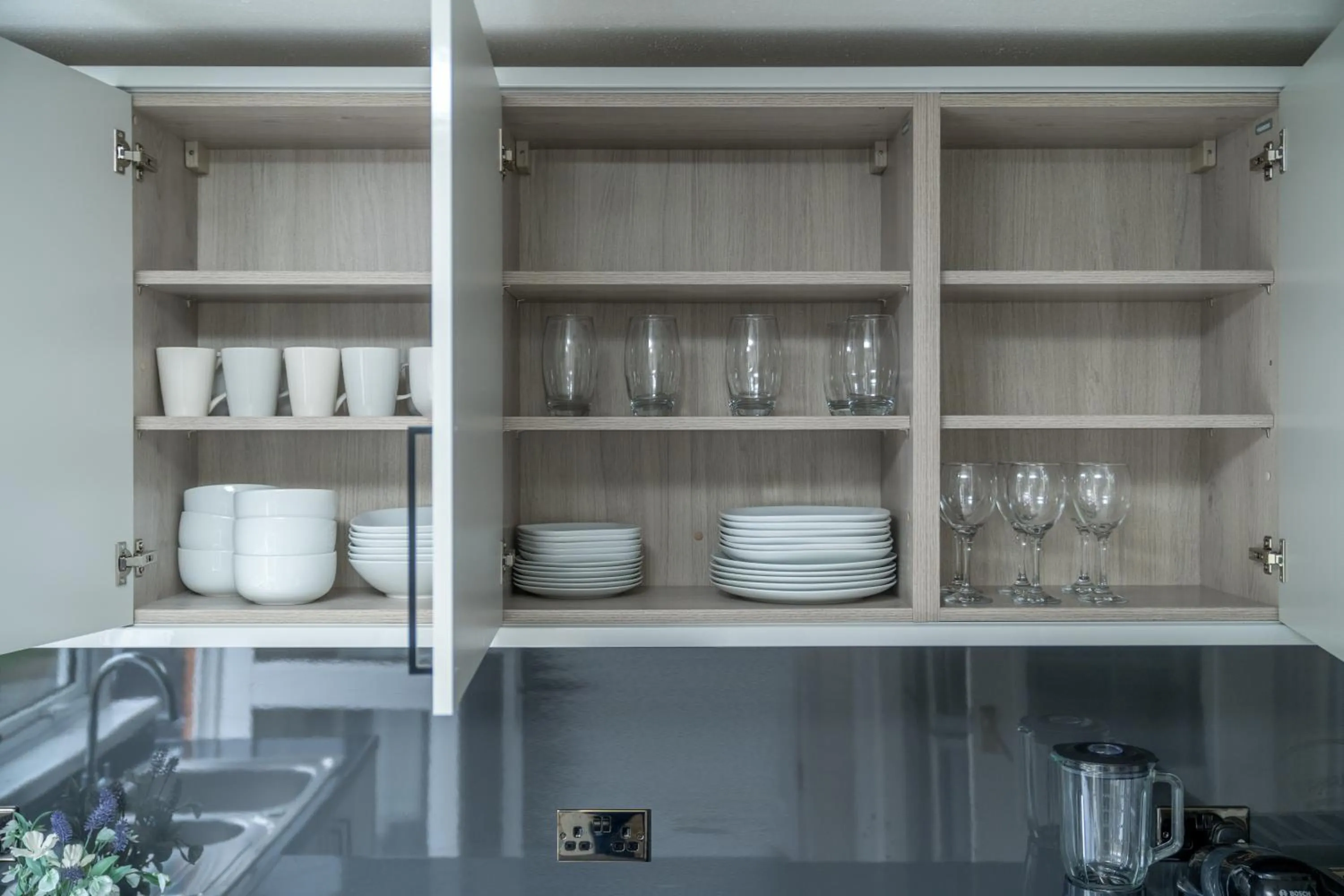 kitchen in Skyvillion-STEVENAGE Amazing 3Bed House, Garden, Free Off Street Parking for 2 Cars, WiFi